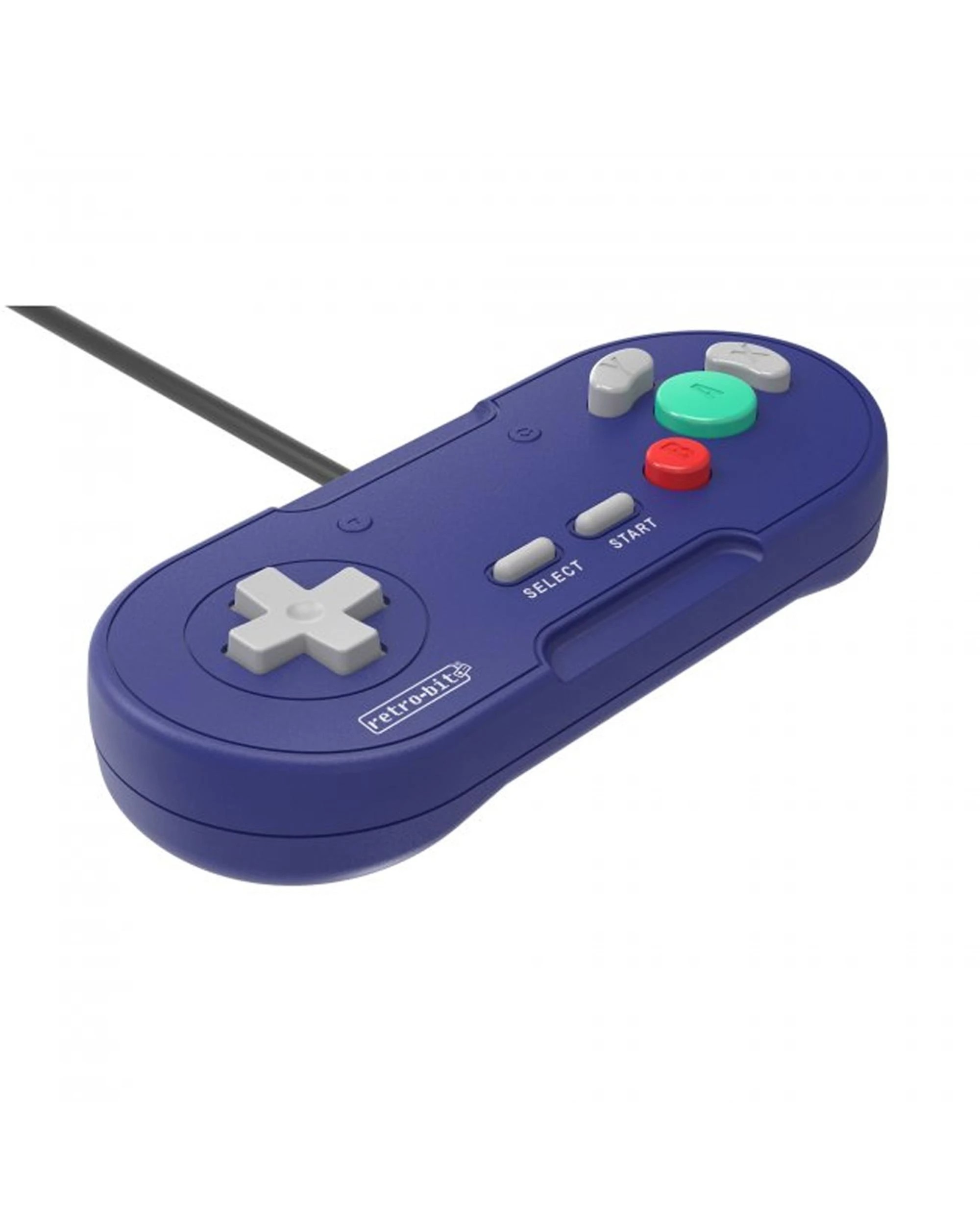 3 Legacy GameCube Wired Controller Indigo, 3 of 5