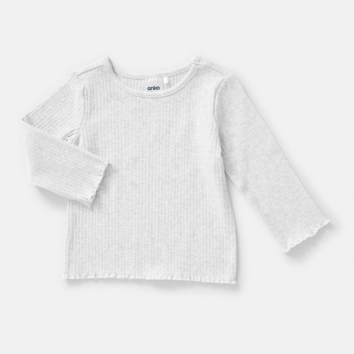 5 3 Pack Long Sleeve Rib T-shirts Pur Stripe, 5 of 8