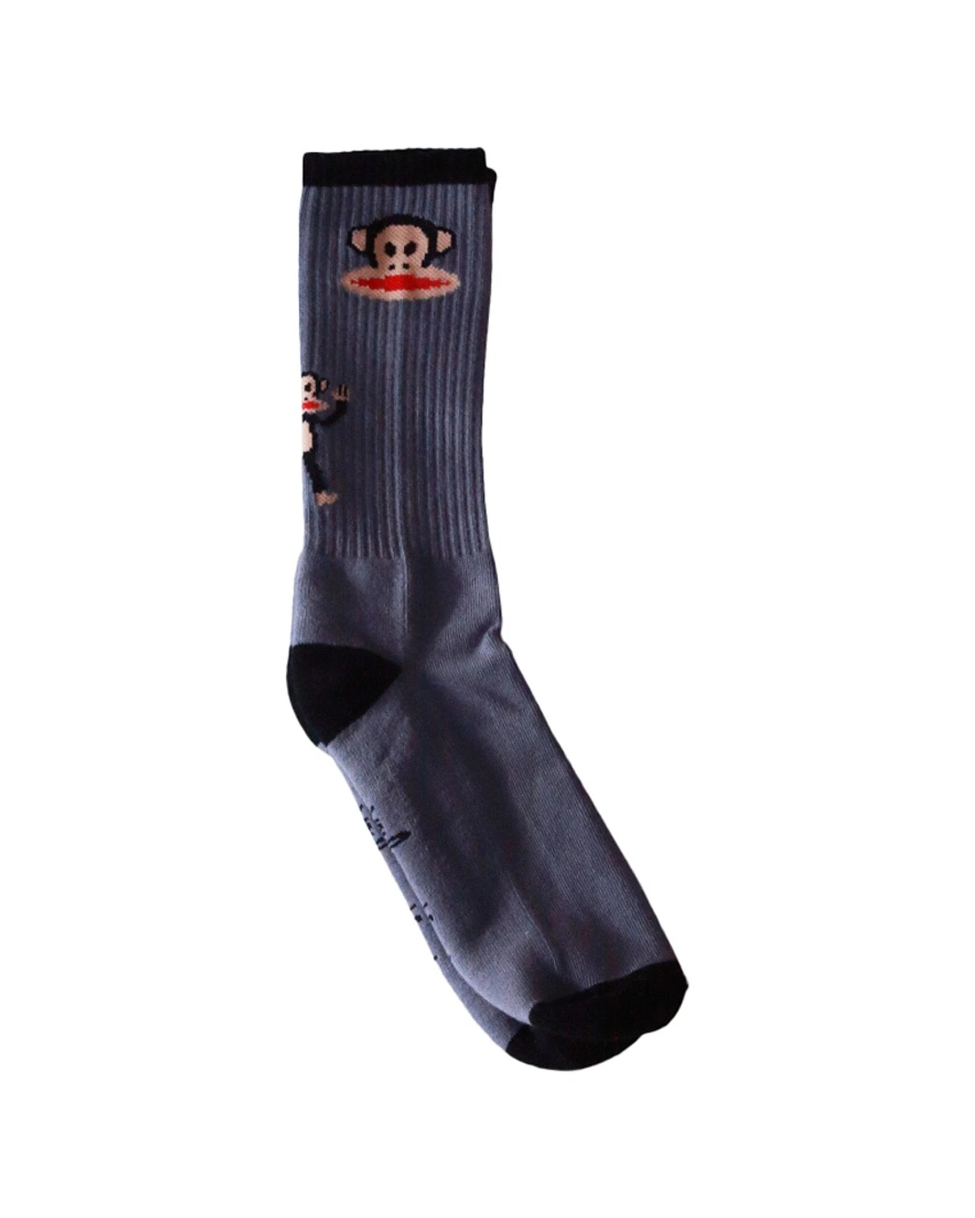 3 Verb. X Paul Frank Julius Mens Socks Playful Monkey Design Size - 8-11 - Grey, 3 of 3