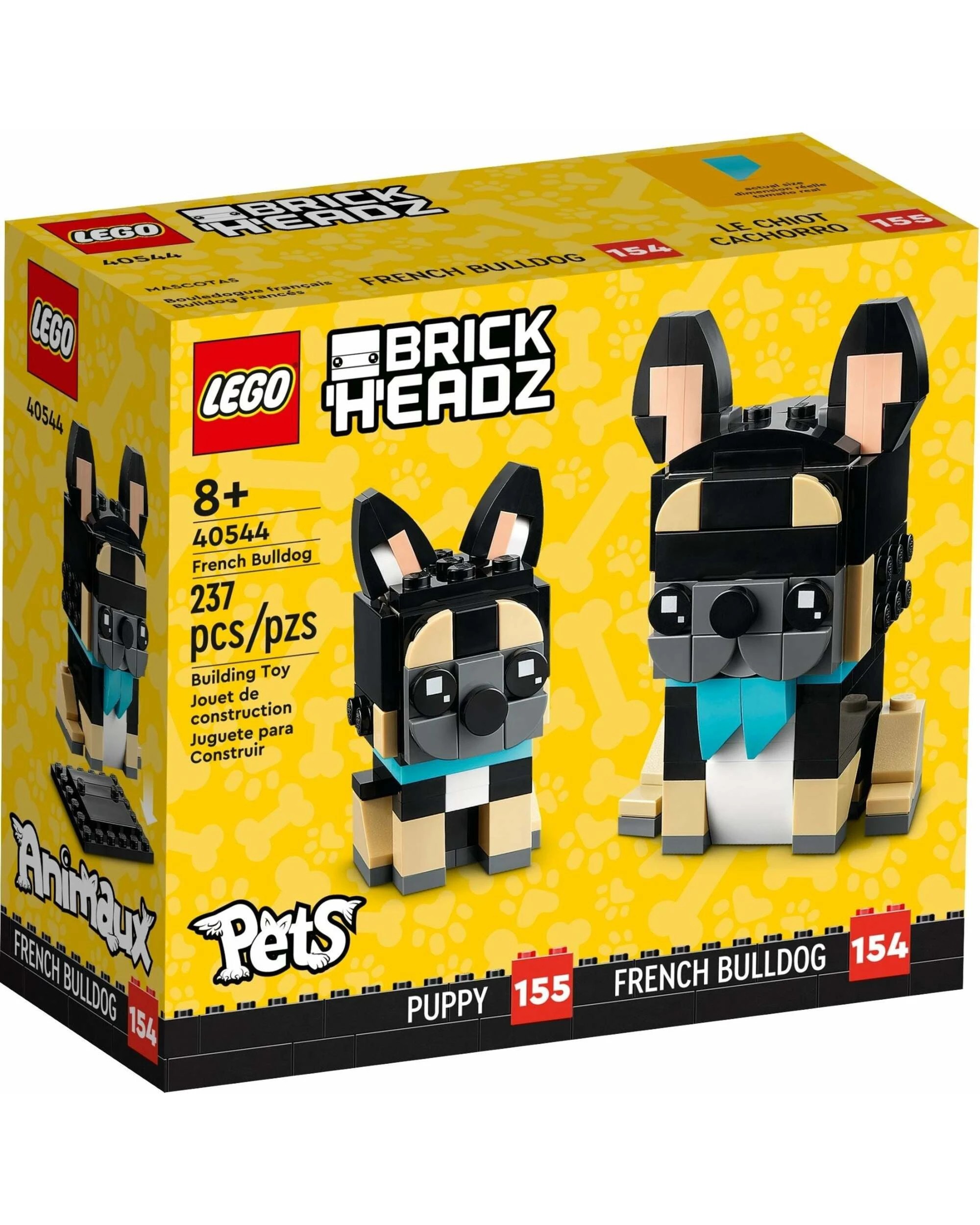 1 LEGO 40544 French Bulldog & Puppy BrickHeadz Set, 1 of 5