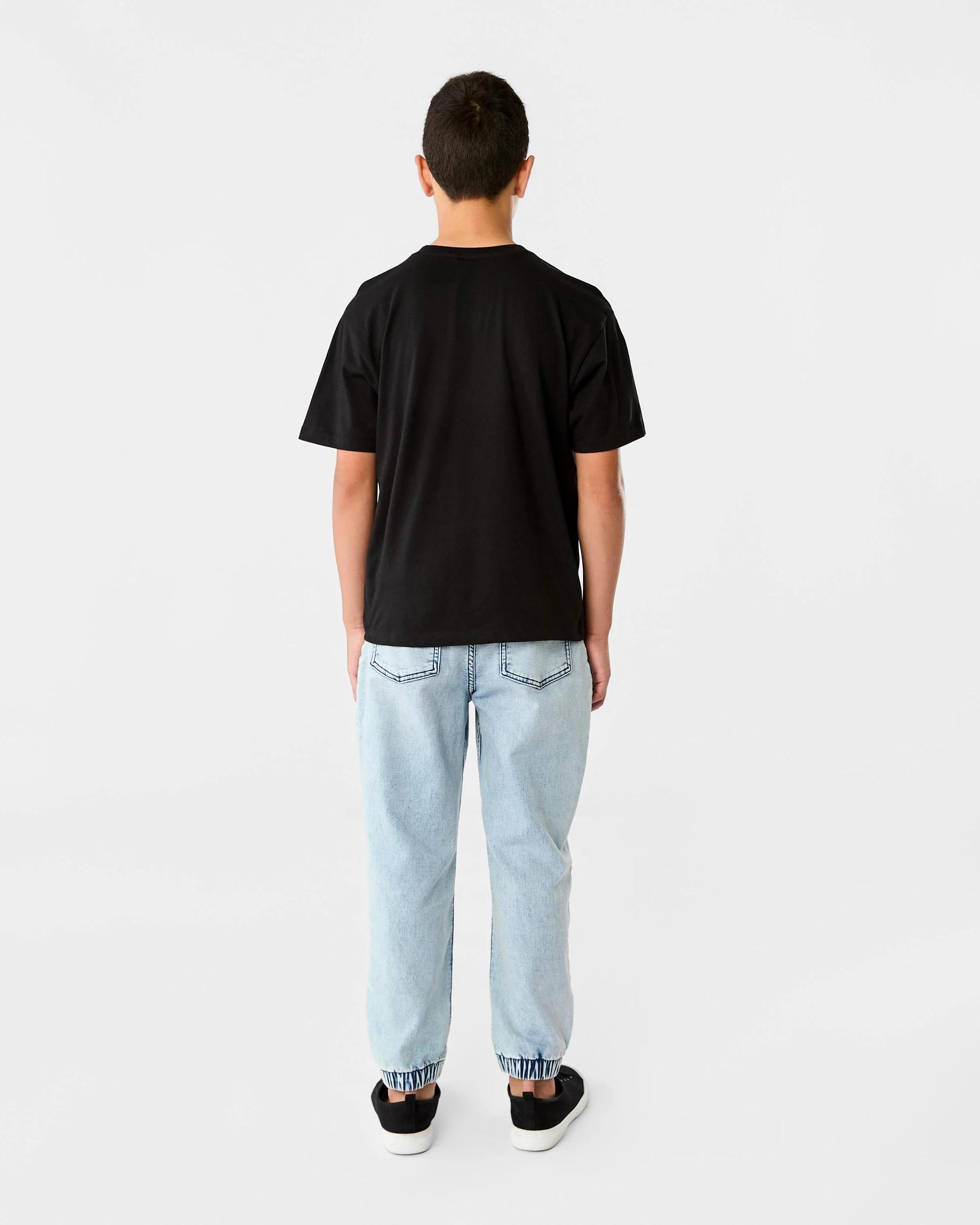 8 Short Sleeve Print T-shirt Blk Graff, 8 of 8