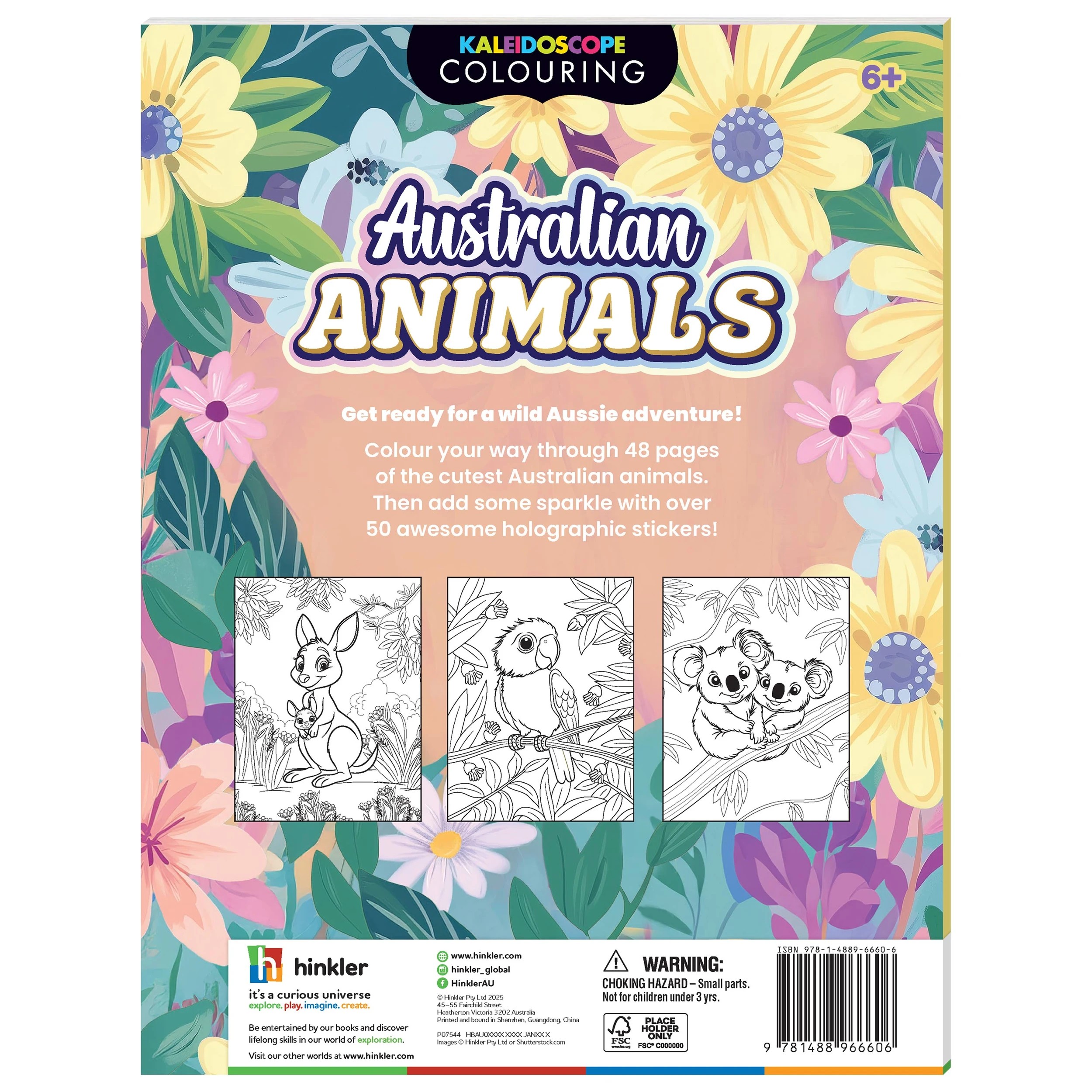 2 Kaleidoscope Colouring: Australian Animals - Book, 2 of 5