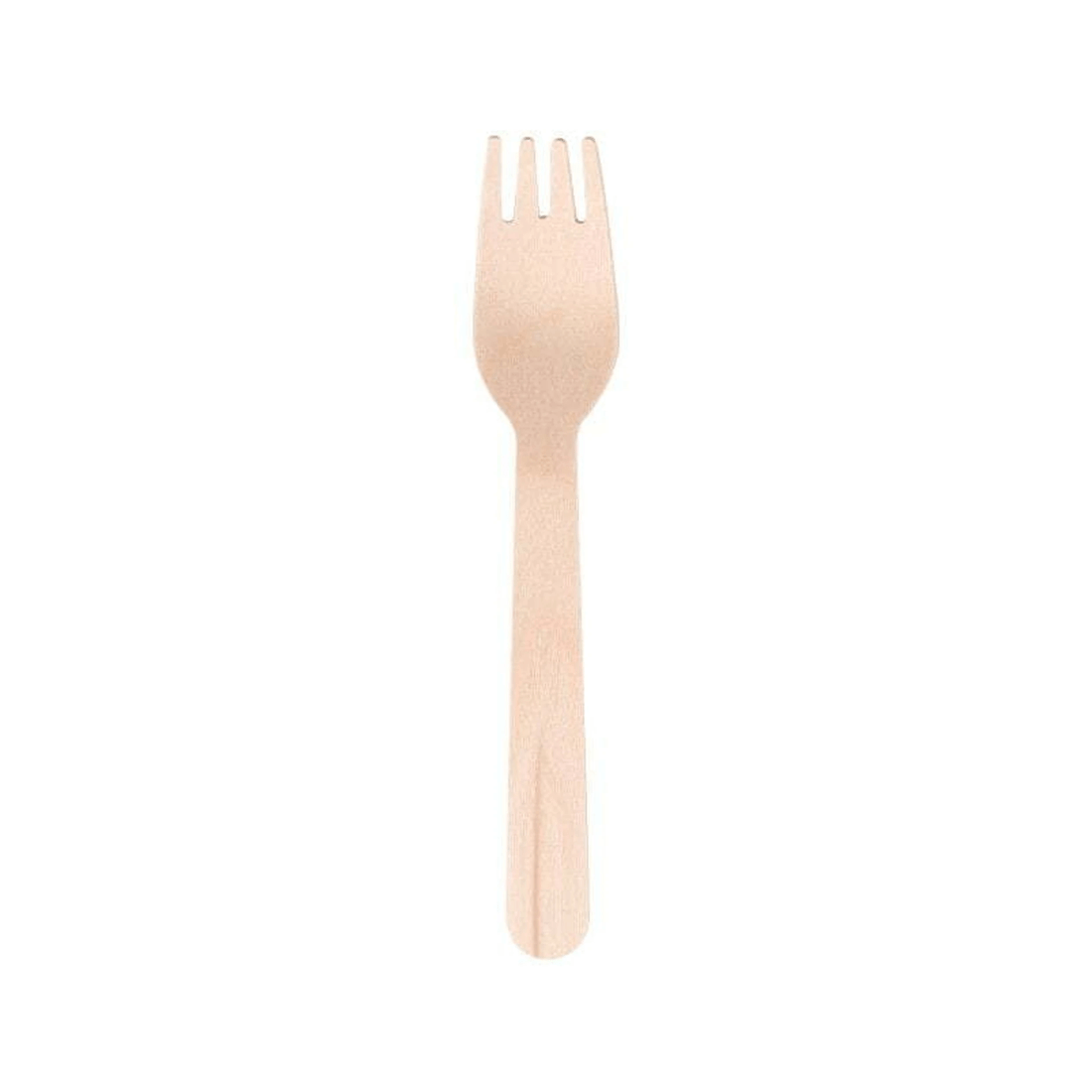 3 18pc Eco Basics 16.5cm Biodegradable Birchwood Fork Disposable Cutlery Untensil
 - Natural, 3 of 5