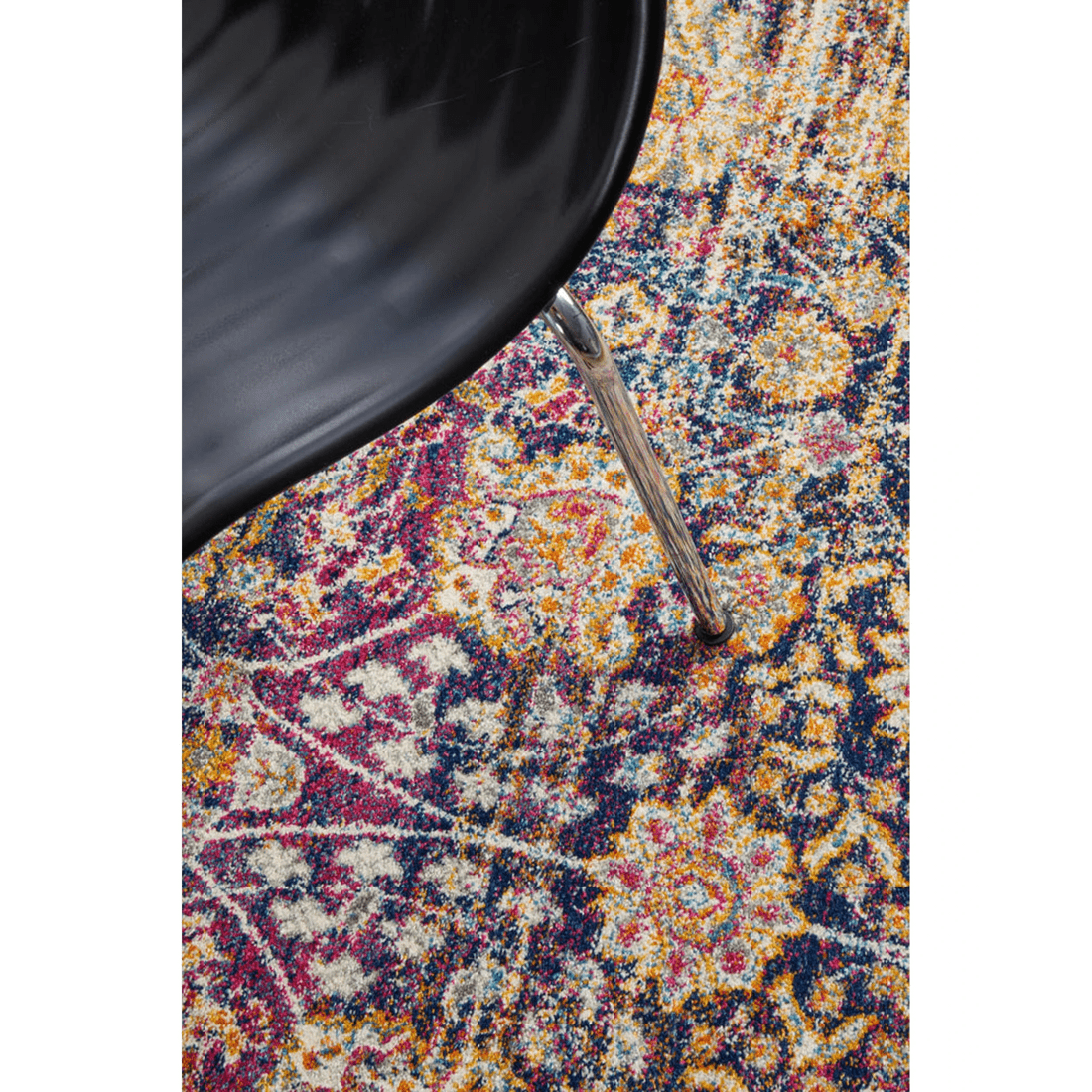 8 Rug Culture Mirage Zolan 10mm Transitional Multi Round Rug - Multi, 8 of 9