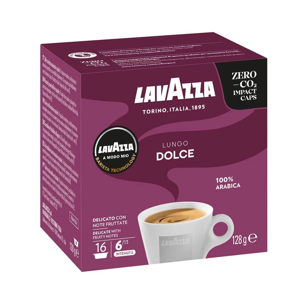 2 Lavazza A Modo Mio Lungo Dolce Capsules 16 Pack, 2 of 3