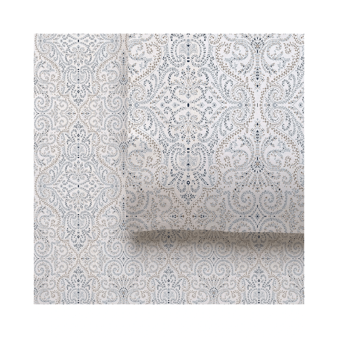 1 Accessorize Maya Cotton Flannelette Sheet Set — Queen (Multi) - Multi, 1 of 1