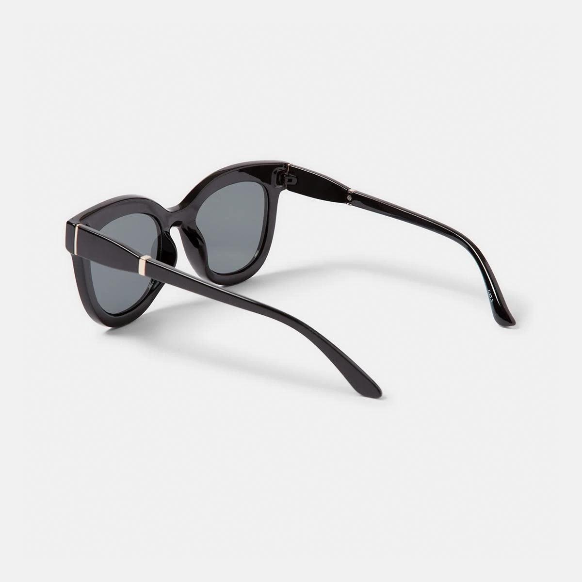 3 Classic Square Frame Sunglasses Black, 3 of 6