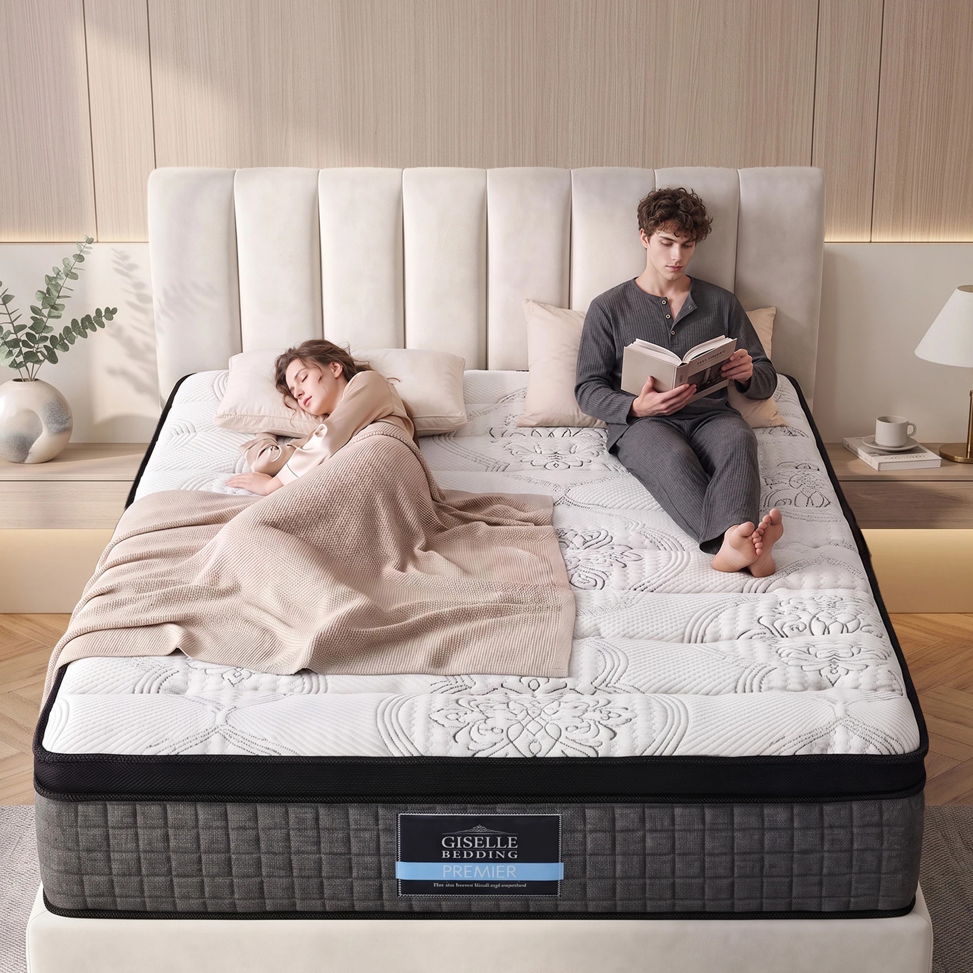 9 Giselle Bedding 34cm Mattress 9 Zone Latex Foam - Double Bed - Multi, 9 of 10