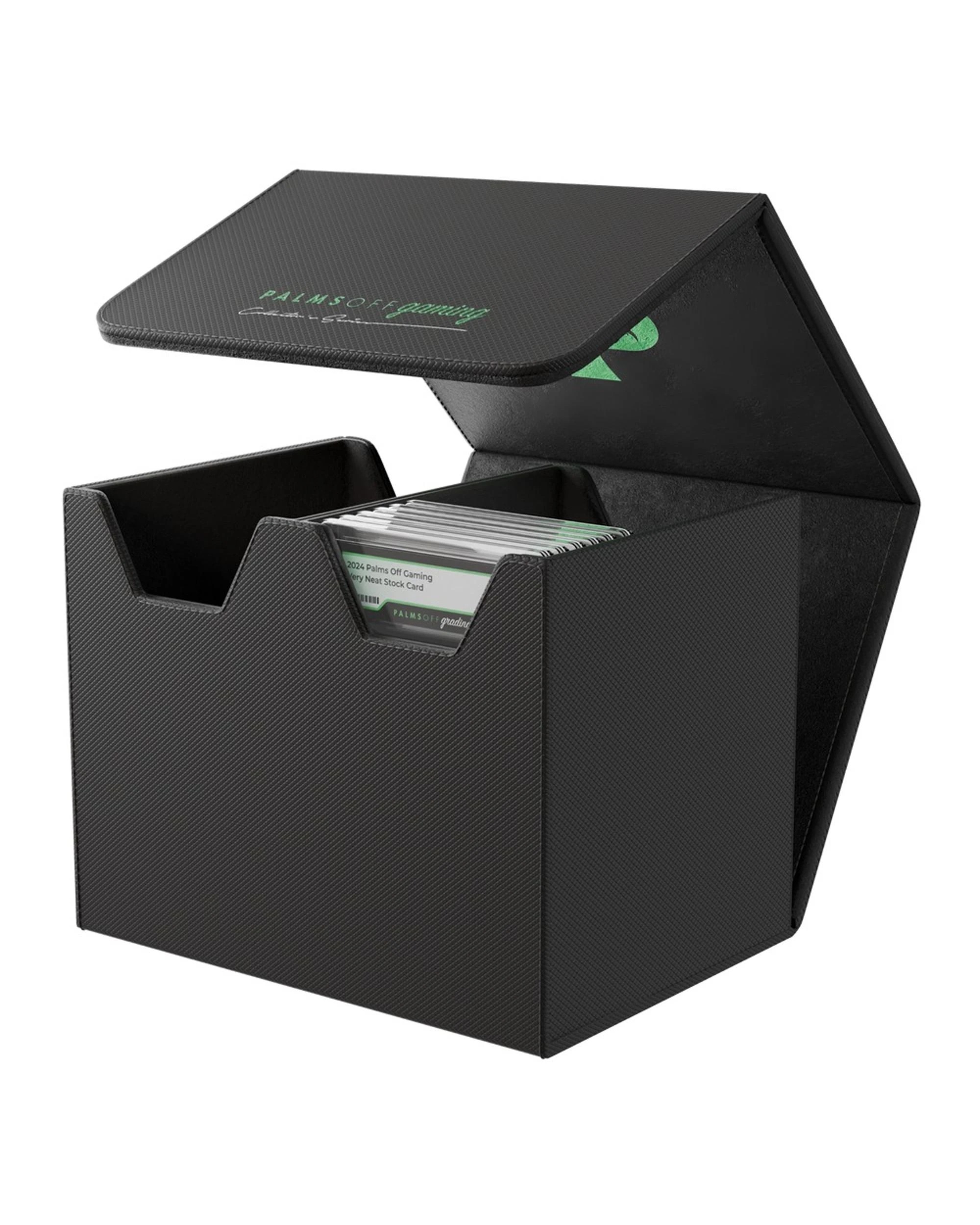 6 Palms Off Gaming Collector's Series Graded Card Storage Case Medium - Black, 6 of 8