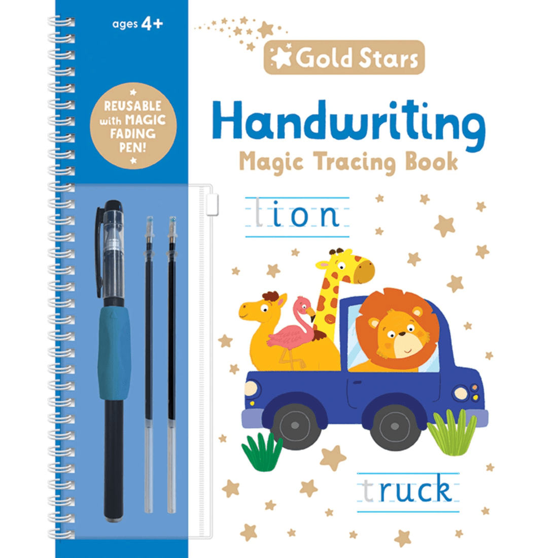 1 Gold Stars: Handwriting Magic Tracing Book, 1 of 3