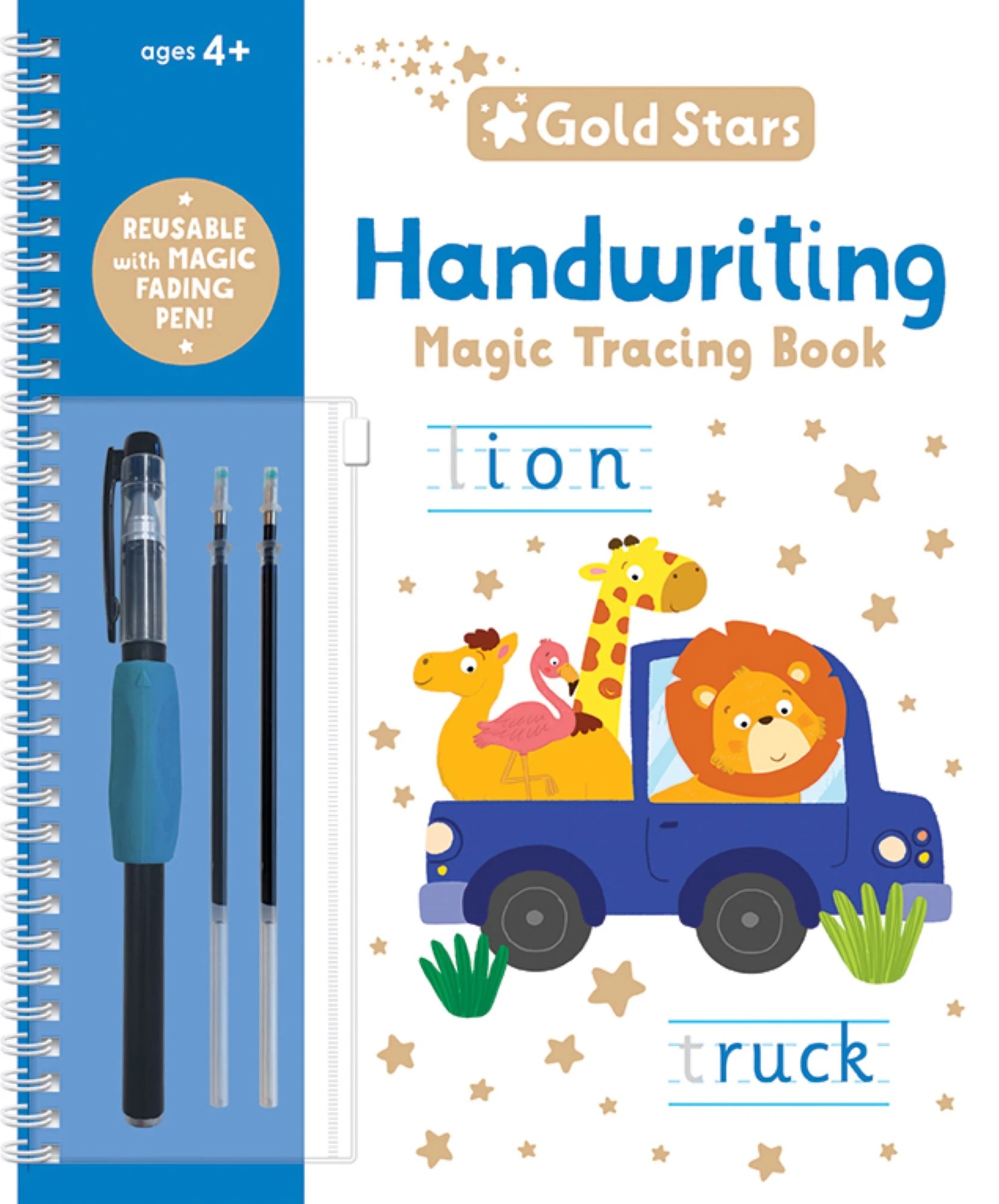 1 Gold Stars: Handwriting Magic Tracing Book, 1 of 3