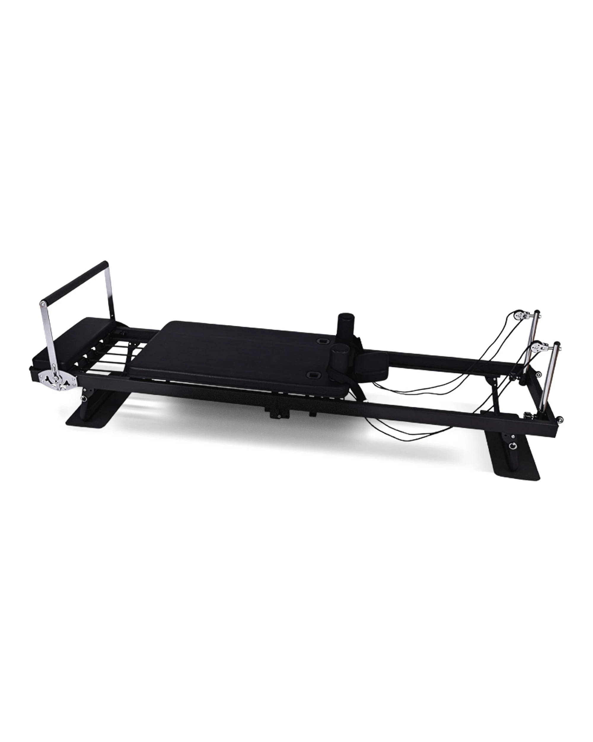 5 Powertrain Aria Pilates Reformer Machine Steel Foldable Home Gym Equipment Exercise Trainer Black, 5 of 6
