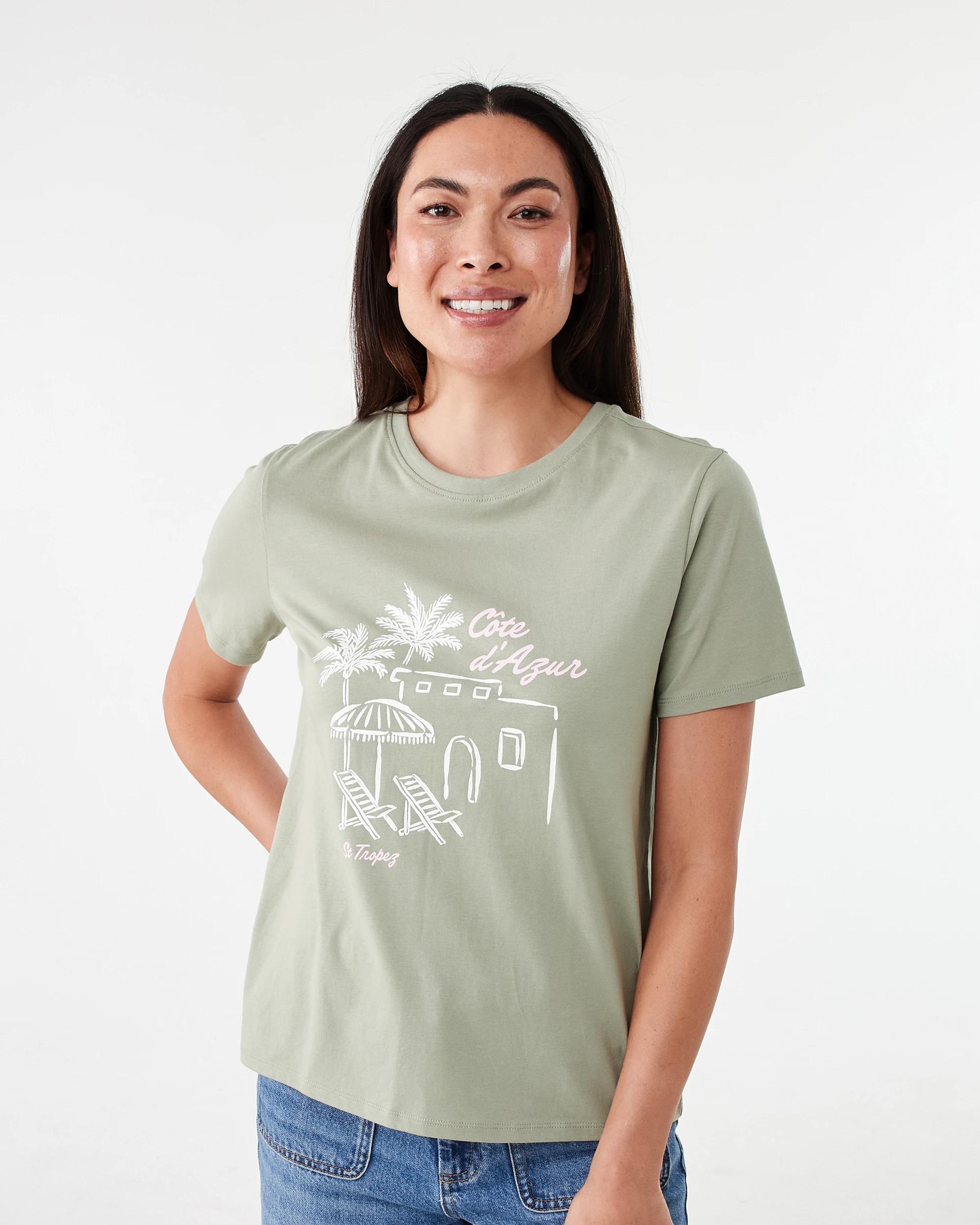 1 Short Sleeve Printed T-shirt Cote Dazur, 1 of 6