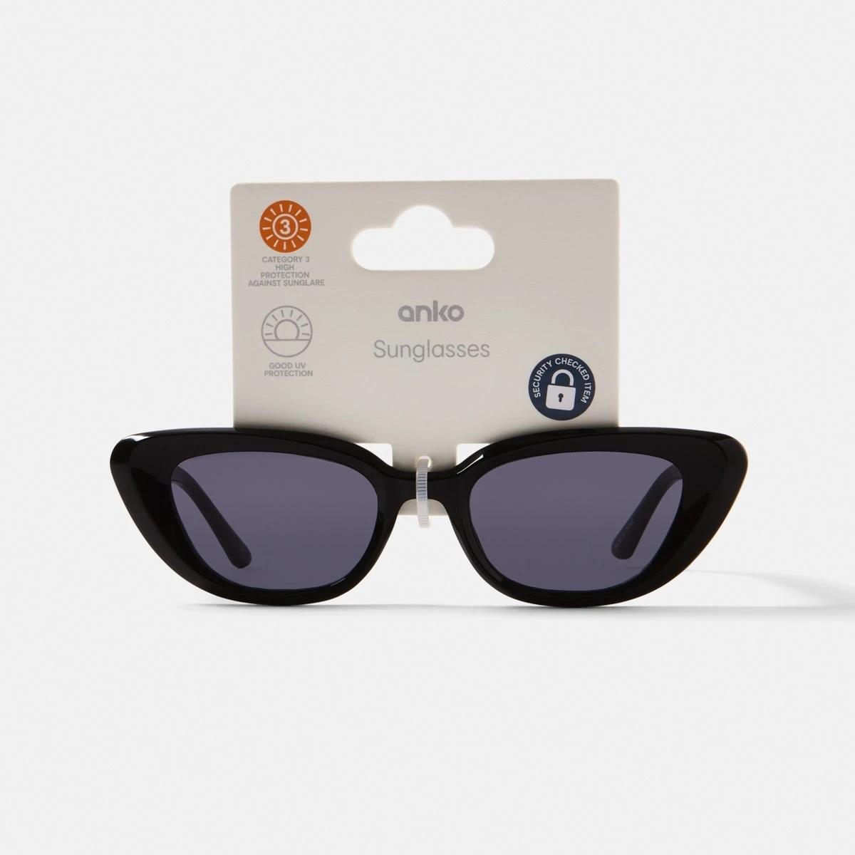 6 Womens Cat Eye Sunglasses ACCESSORIES BLACK, 6 of 6