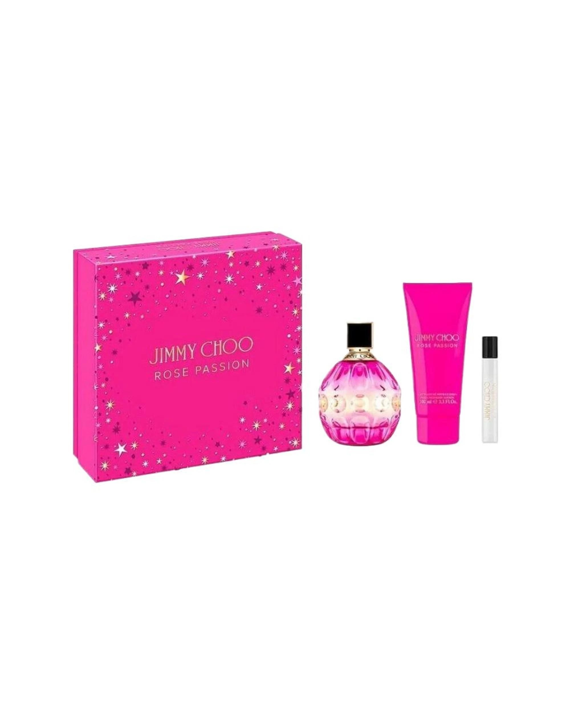1 Jimmy Choo Rose Passion 3 Piece 100ml Eau De Parfum, 1 of 1