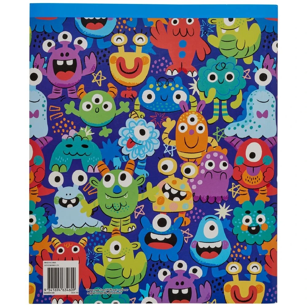 4 Studymate Massive Monster Recycled Scrapbook 120 Pages, 4 of 4