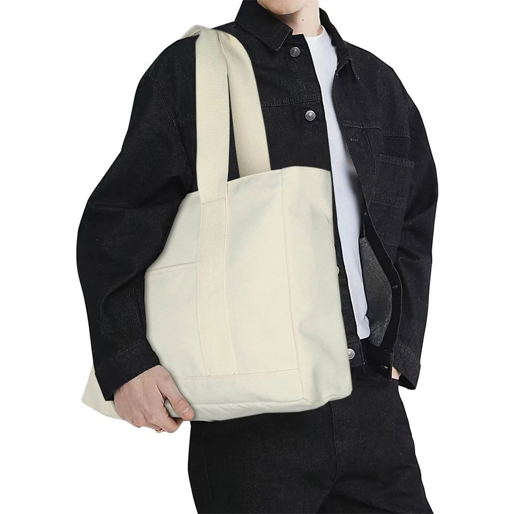 7 Otto 16" Tote Bag Beige, 7 of 8