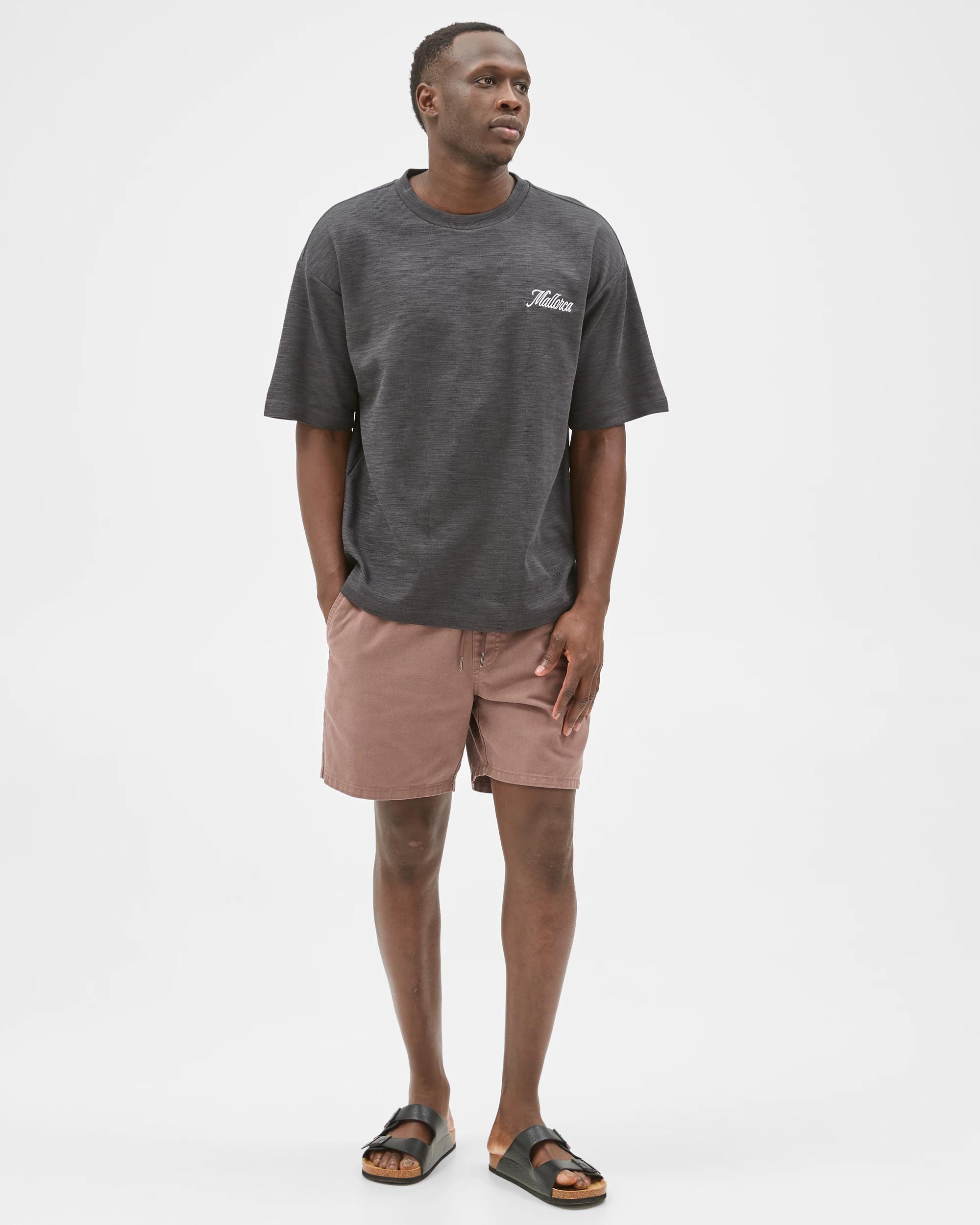 2 Commons Textured Graphic T-Shirt BLACK MALLORCA, 2 of 5