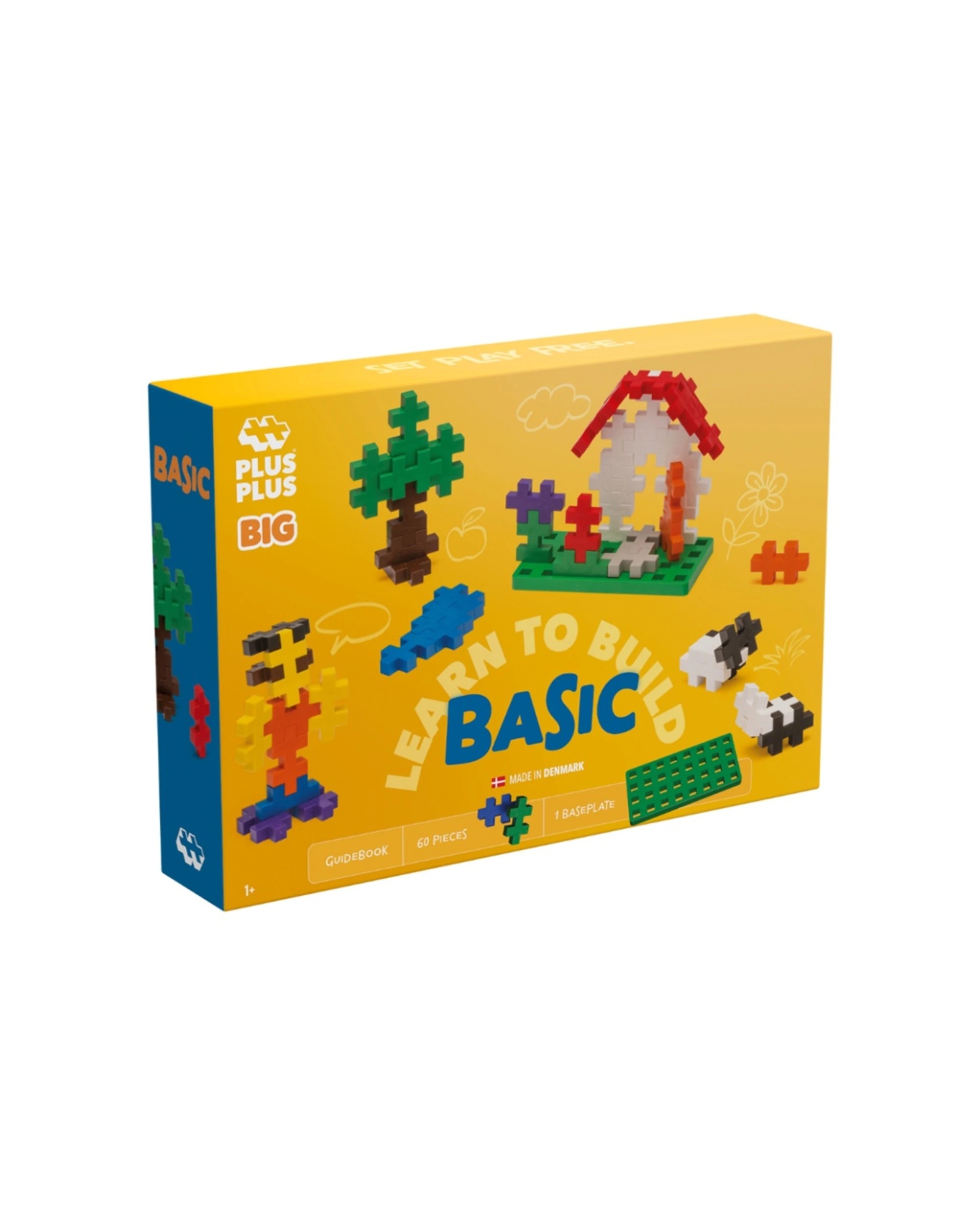 1 Plus-Plus 60pc Big Learn to Build Kids Children 3D Puzzle Building Toy, 1 of 3