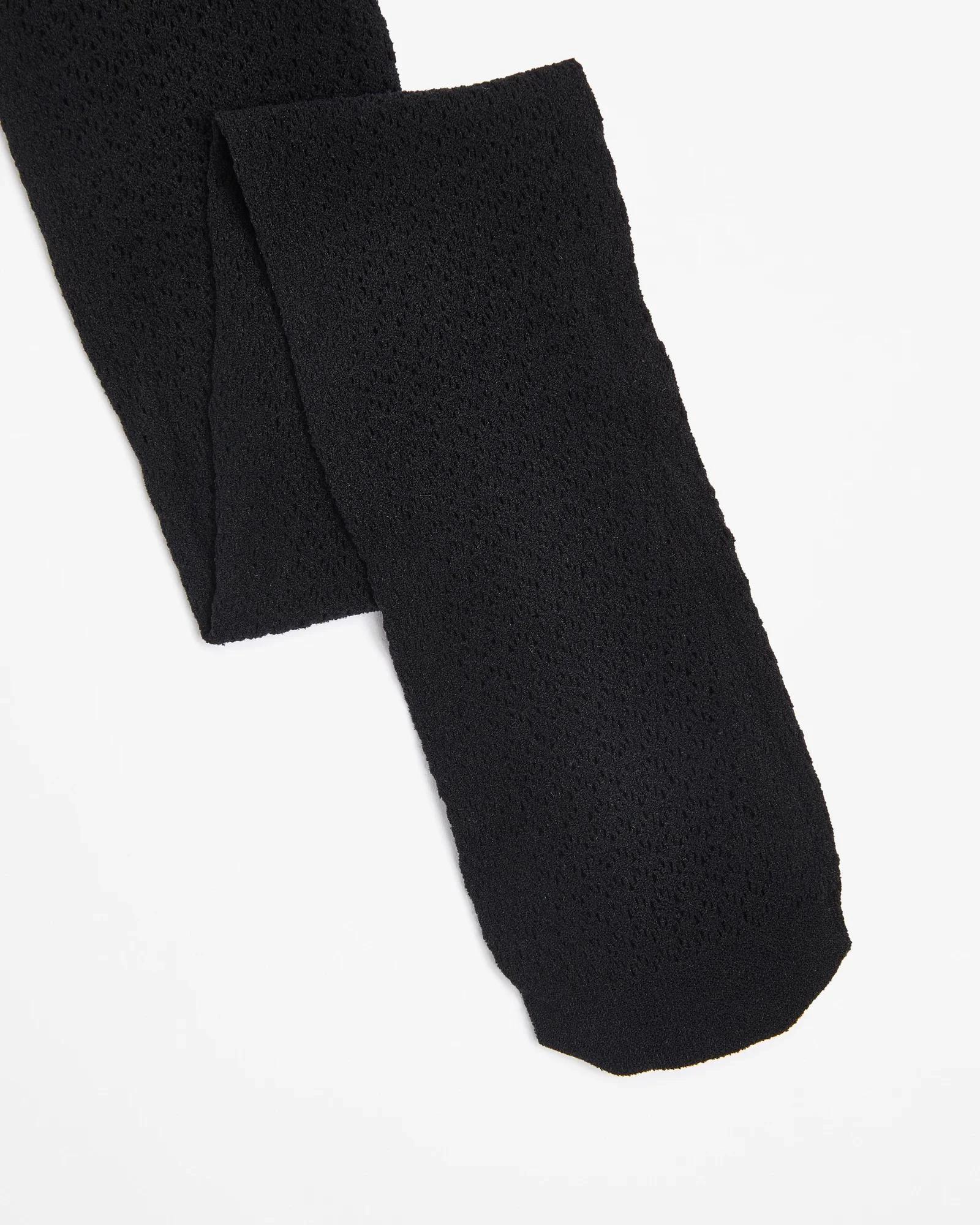 1 Abstract Net Tights - Ambra BLACK, 1 of 3