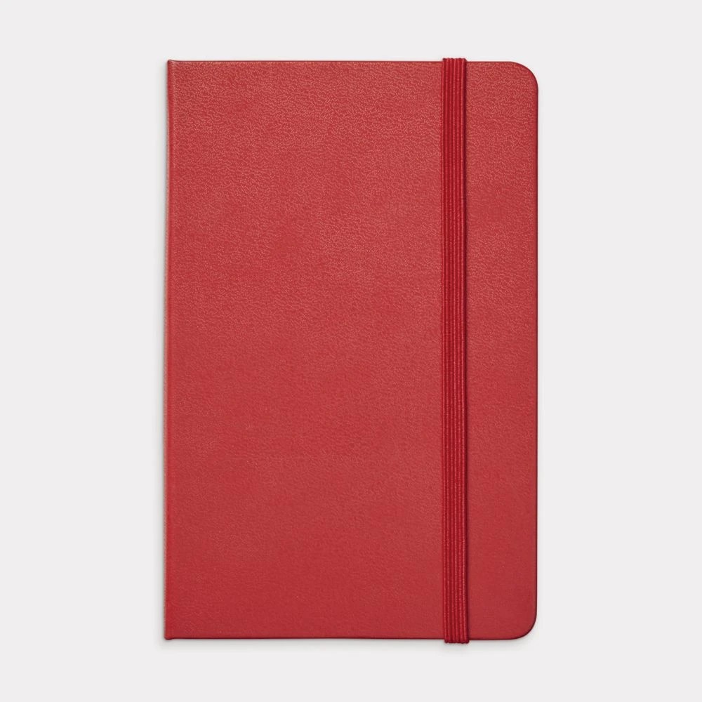 4 Moleskine Classic Hard Cover Ruled Pocket Notebook Red, 4 of 5