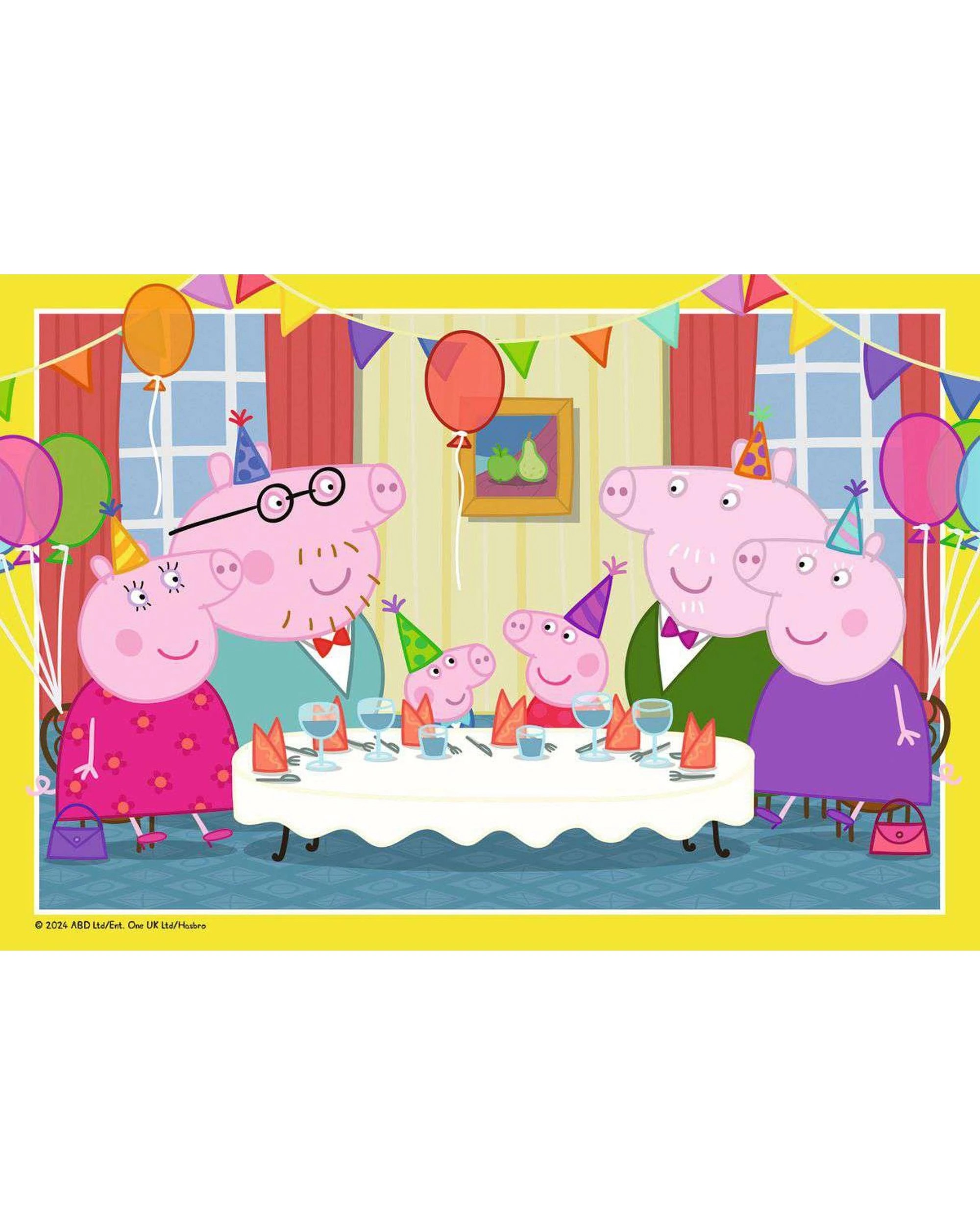 2 Ravensburger Peppa Pig 2x12 Piece Jigsaw Puzzle, 2 of 3