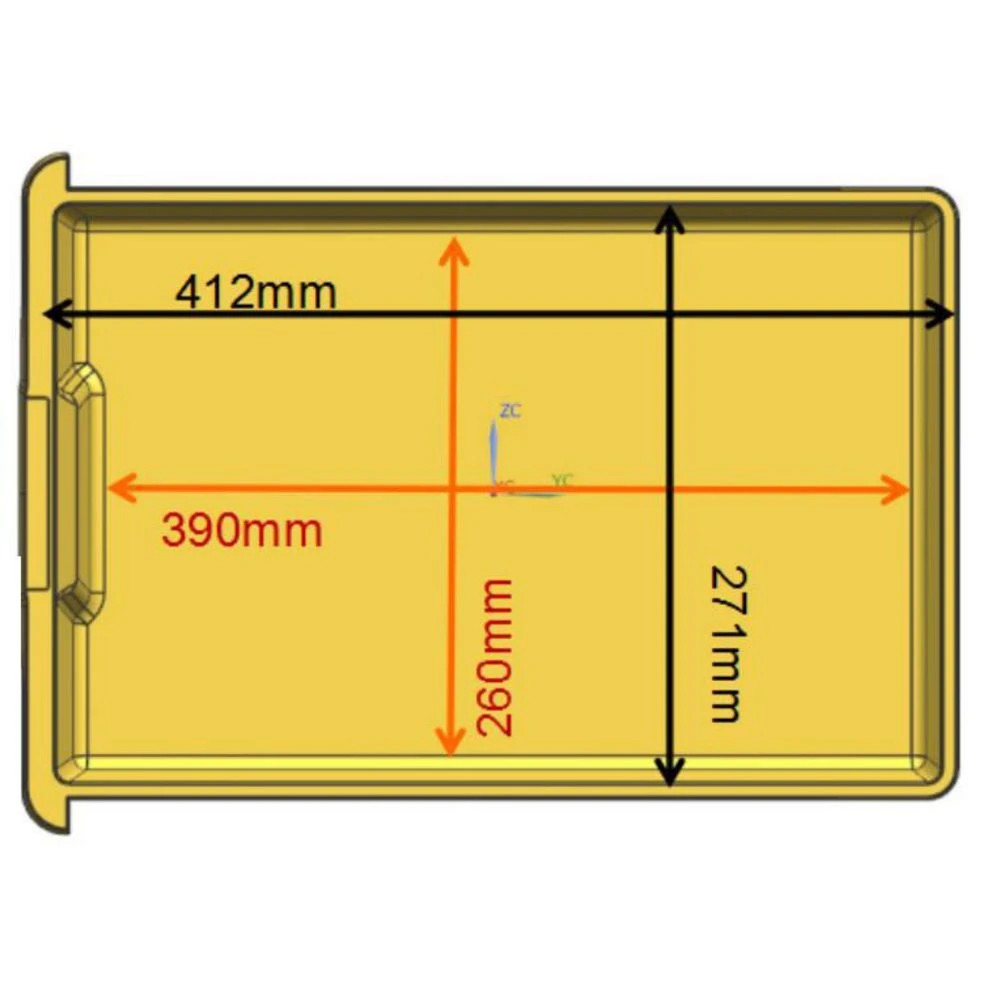 10 J.Burrows 5 Drawer Storage Tower on Wheels Black, 10 of 10