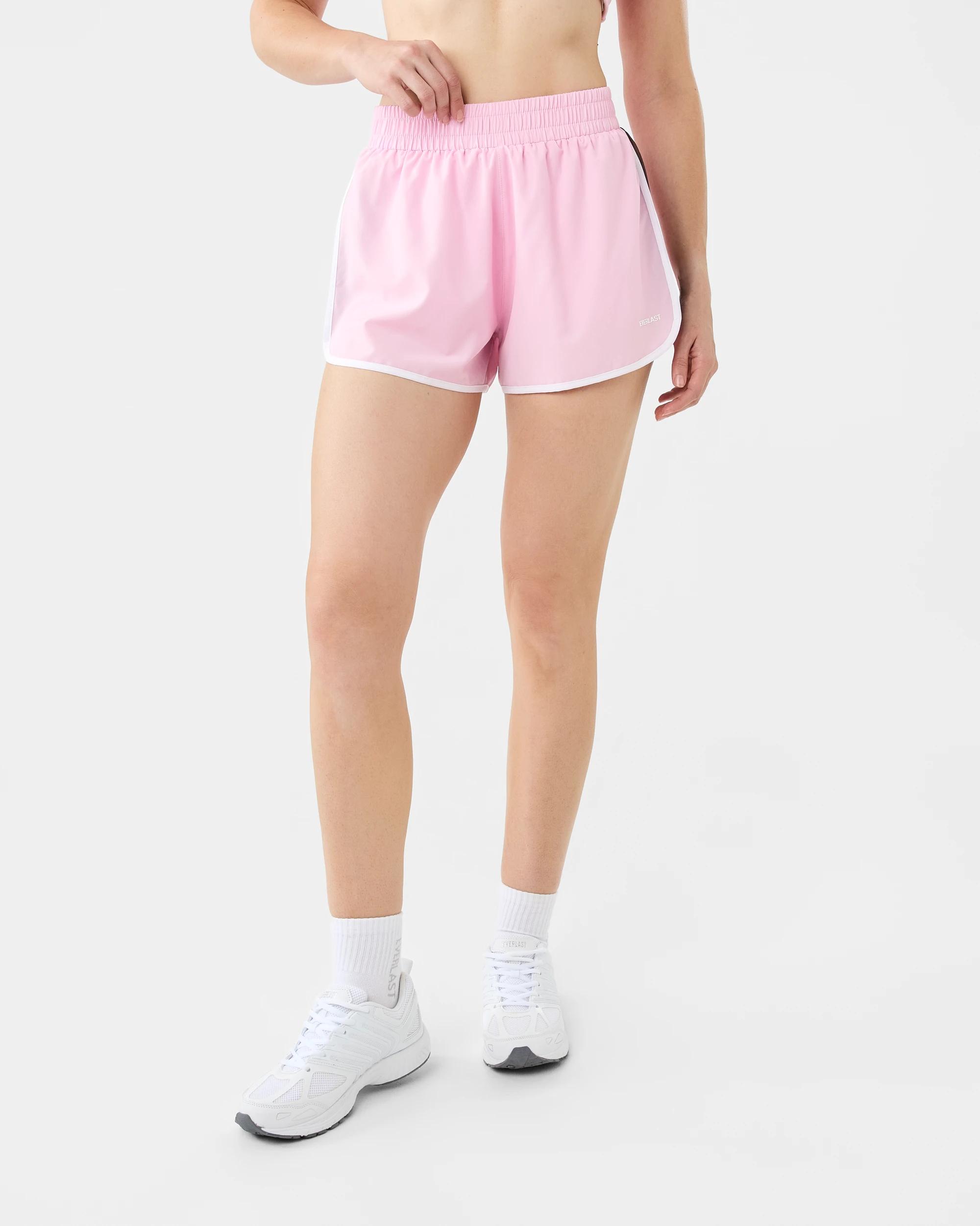 7 Everlast Womens 2-In-1 Flow Shorts Pink, 7 of 8