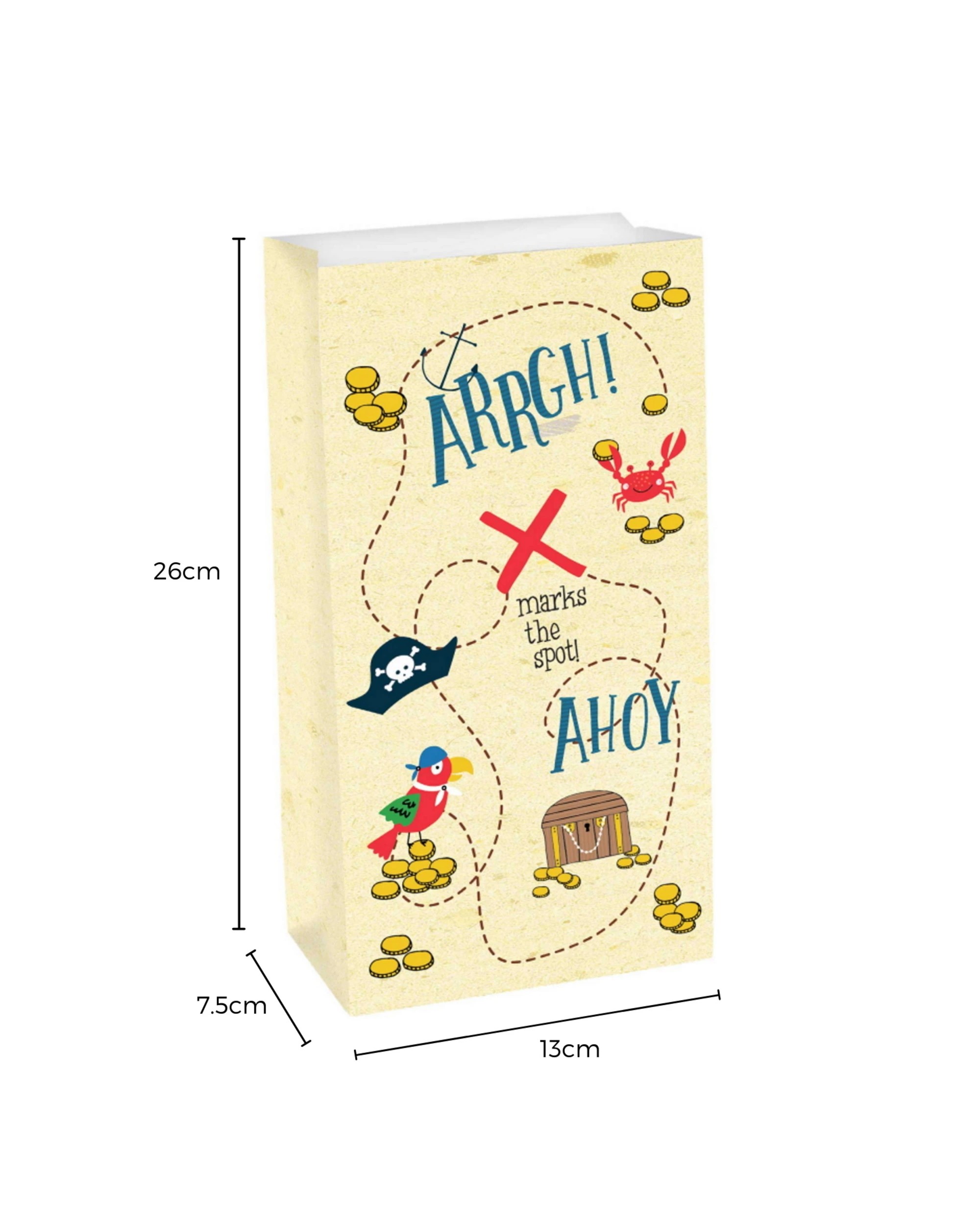 2 Anagram Ahoy Birthday Paper Party Bags Pack of 8, 2 of 2