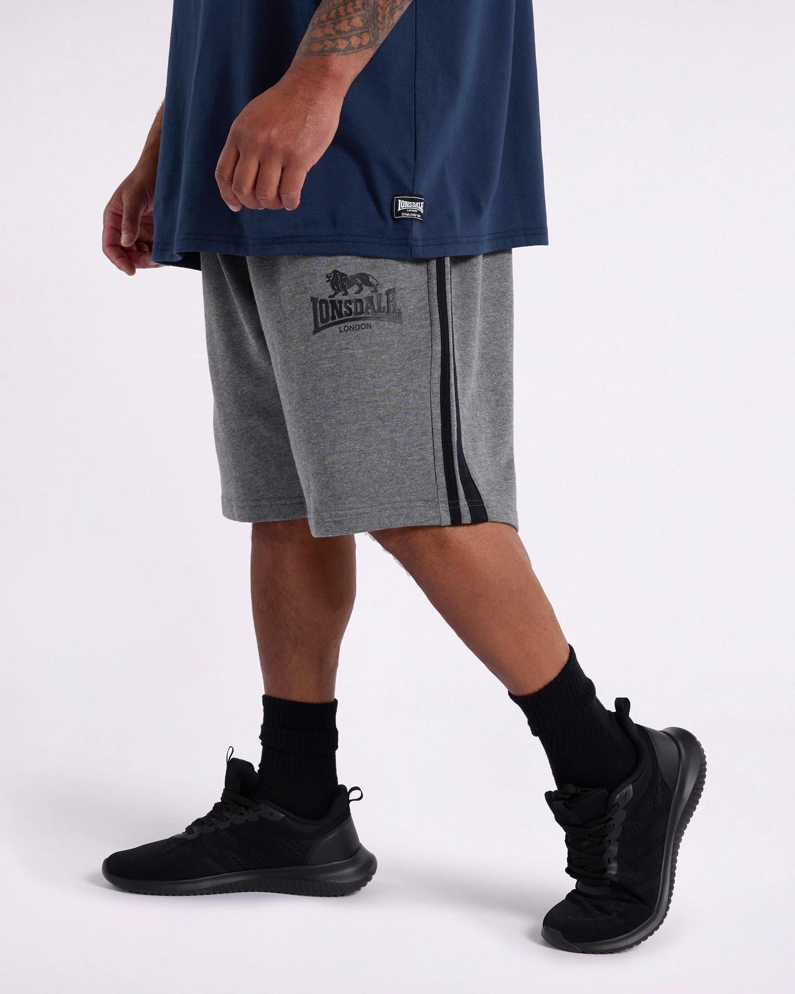 4 Lonsdale London Plus Size London Shorts - Lonsdale GREY MARLE, 4 of 5