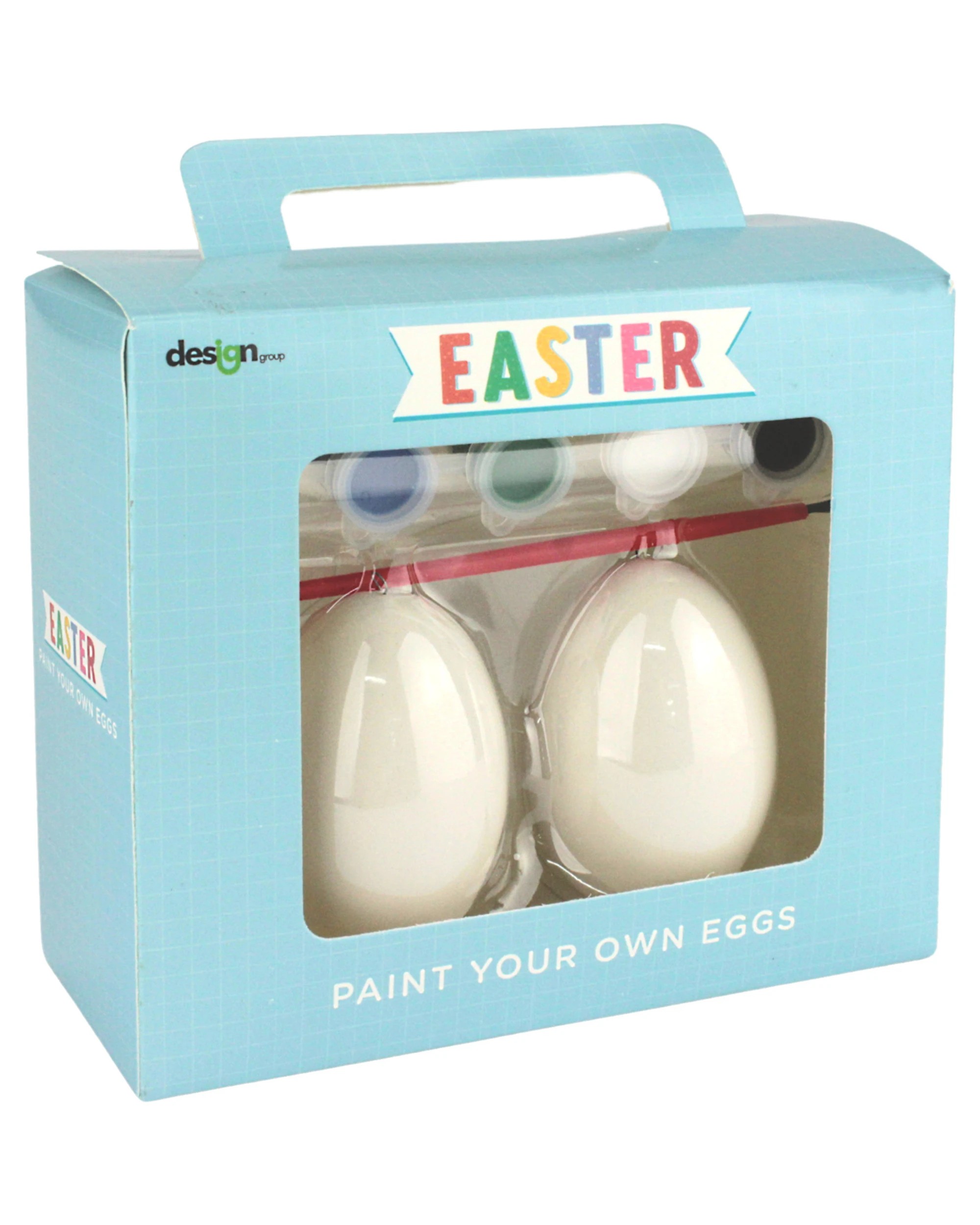 2 Design Group Paint Your Own Plaster Easter Egg Activity Kit, 2 of 3