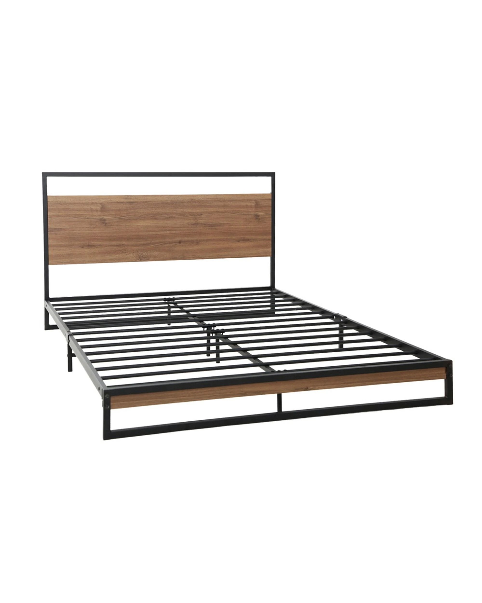 1 Artiss Bed Frame Queen Size Metal Frame Dane
 - Black, 1 of 6