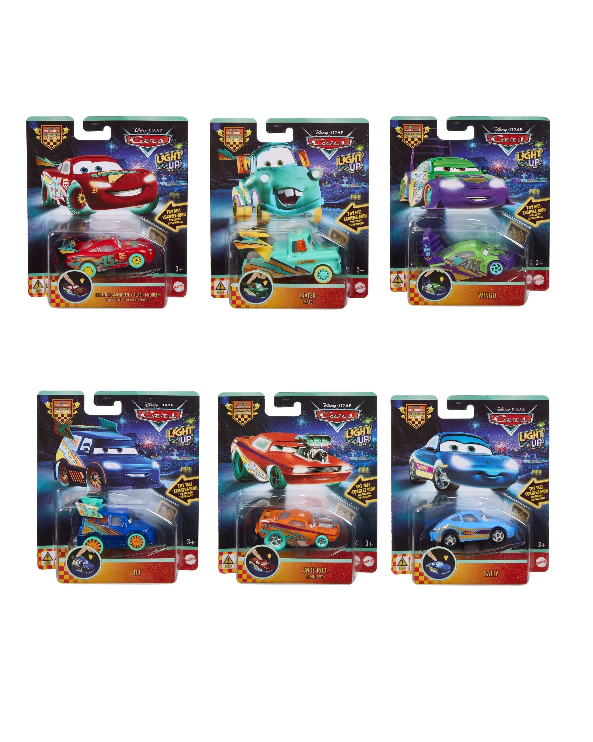 1 Disney and Pixar Cars 1:55 Scale Toy Vehicle - Assorted - Blue, 1 of 4