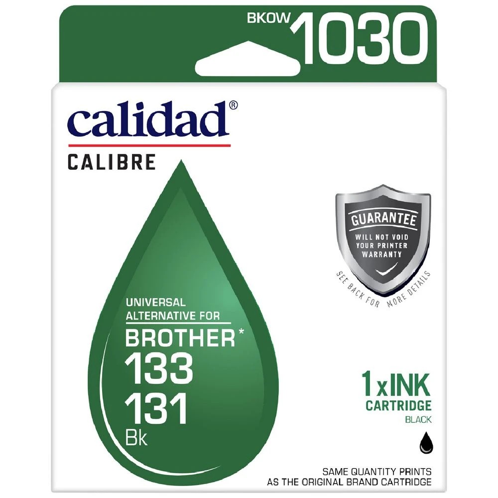 1 Calidad Brother LC-133 Ink Cartridge Black, 1 of 7