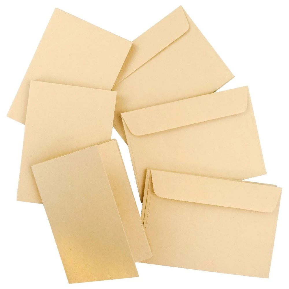 3 Quill A6 Cards and Envelopes Kraft 30 Pack, 3 of 5