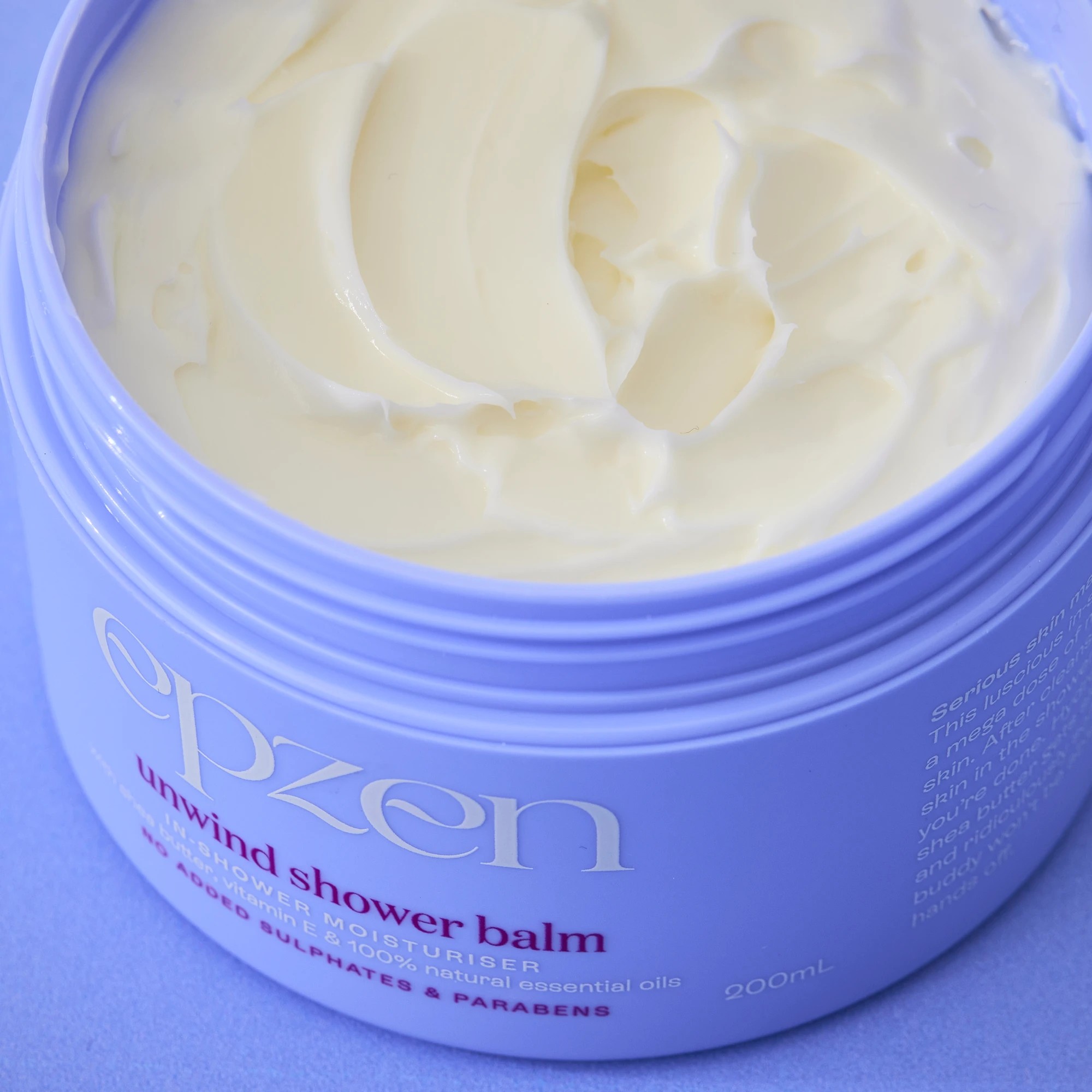 4 Epzen Unwind Shower Balm 200ml - Shea Butter, Vitamin E and Natural Essential Oils, 4 of 4