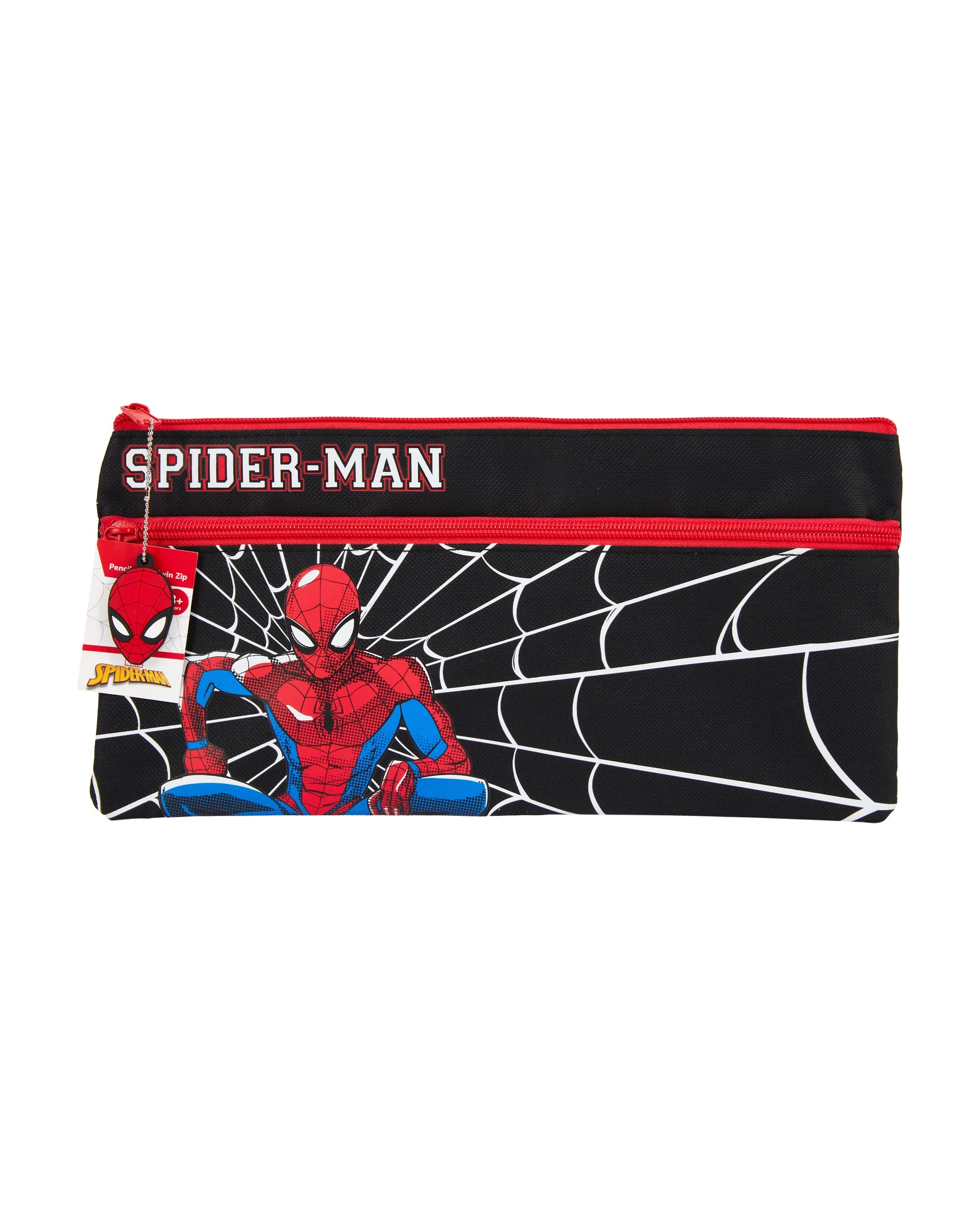 6 Marvel Spider-Man Twin Zip Pencil Case, 6 of 6