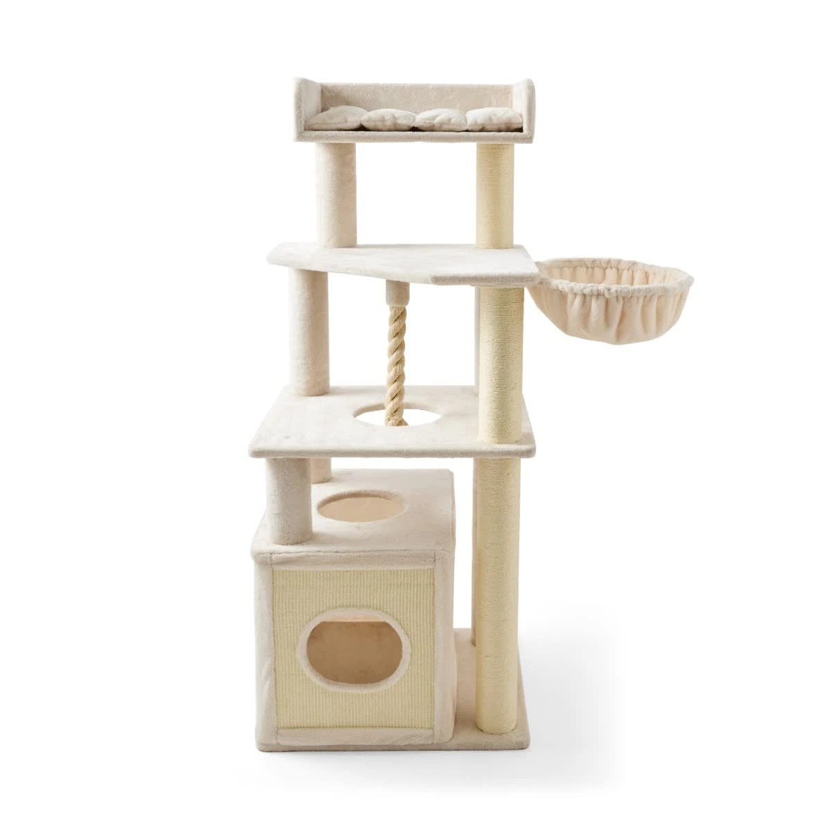 7 Cat Tower - Cream, 7 of 10