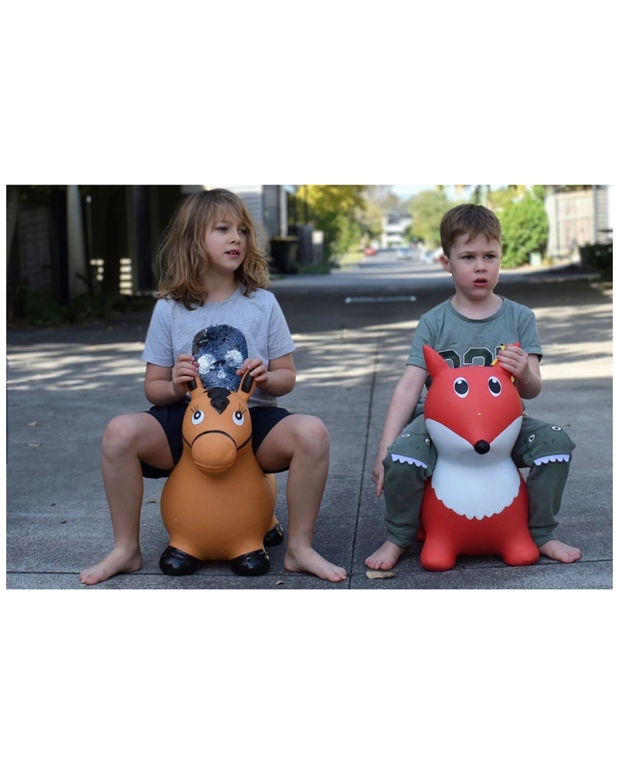 7 Kaper Kidz Bouncy Rider Ginger The Horse Kids/children Ride On Bouncer Toy 12m+ - Brown, 7 of 8