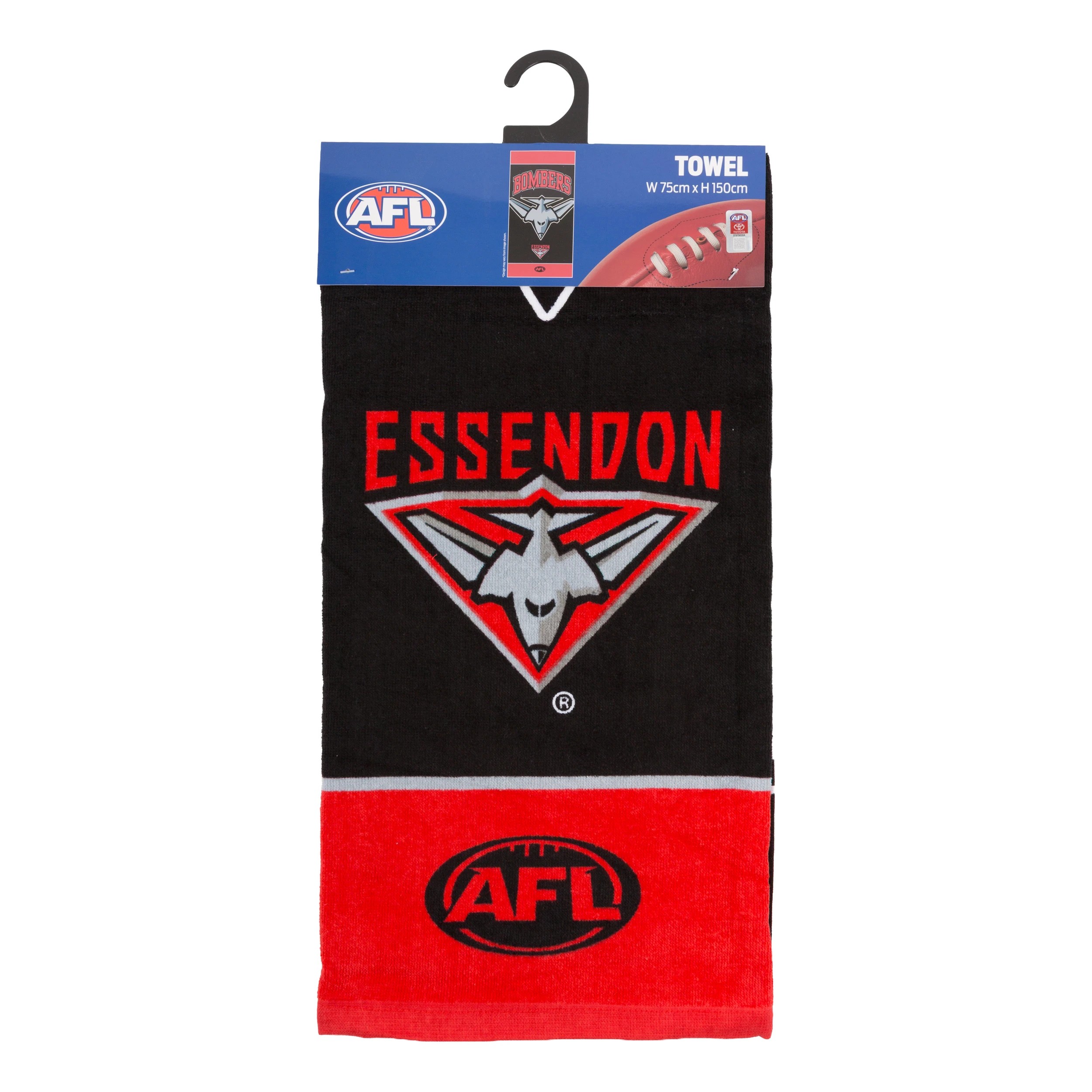 3 AFL Essendon Bombers Cotton Beach Towel, 3 of 4