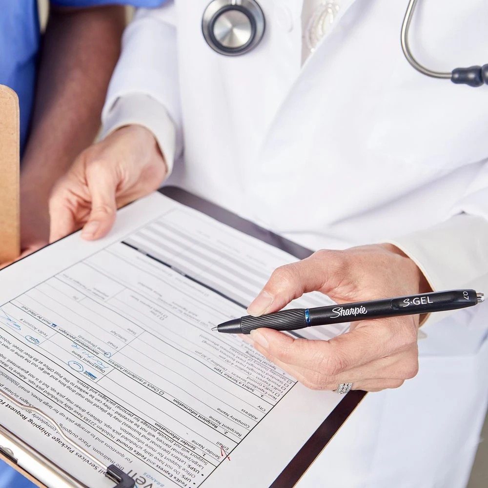 8 Sharpie S-Gel Retractable Gel Pen 0.7mm Blue, 8 of 10