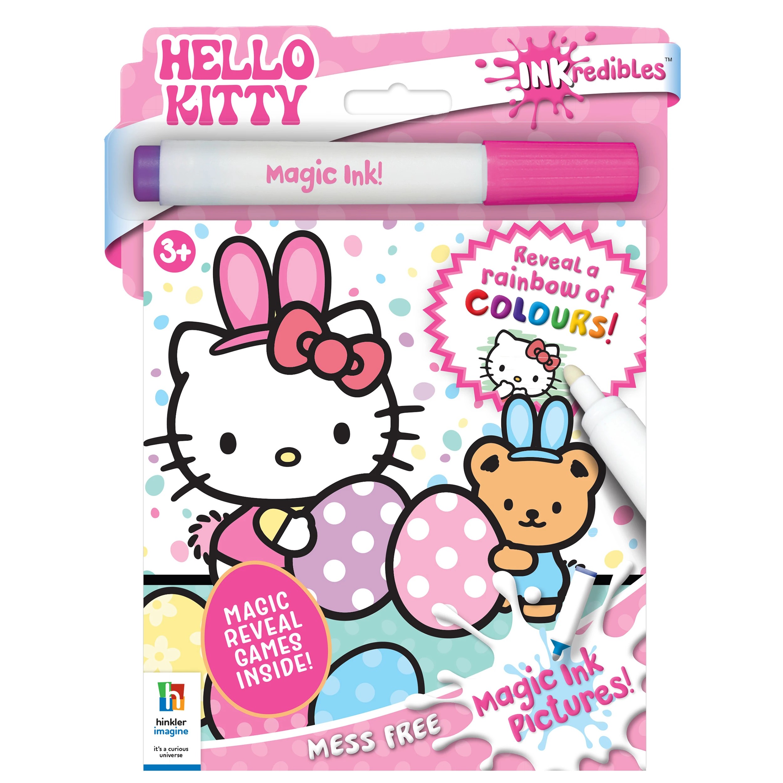 1 INKredibles Hello Kitty Mess Free Magic Ink Pictures - Book, 1 of 5