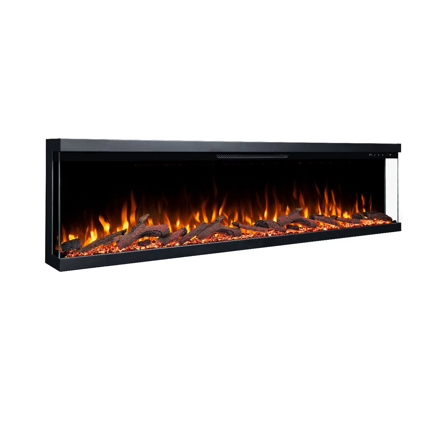 4 Moda Living Aspen 72 inch 3-Sided Electric Fireplace - Black, 4 of 7
