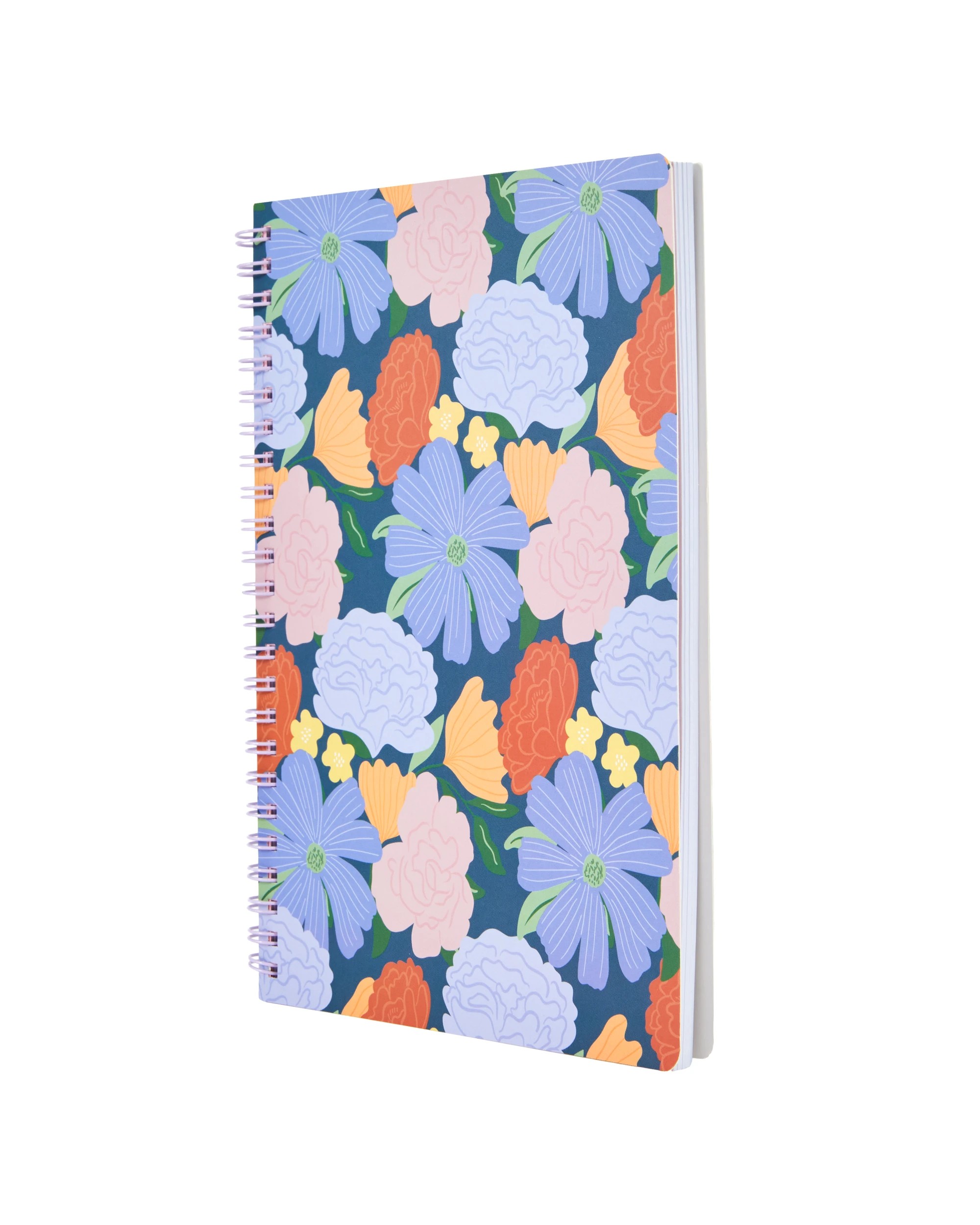 3 A5 Notebook Floral 80gsm 120 Pages, 3 of 4