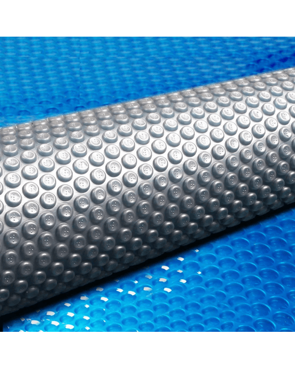 Aqua Buddy Pool Cover 500 Micron 10.5x4.2m Swimming Pool Solar Blanket Blue - Multi