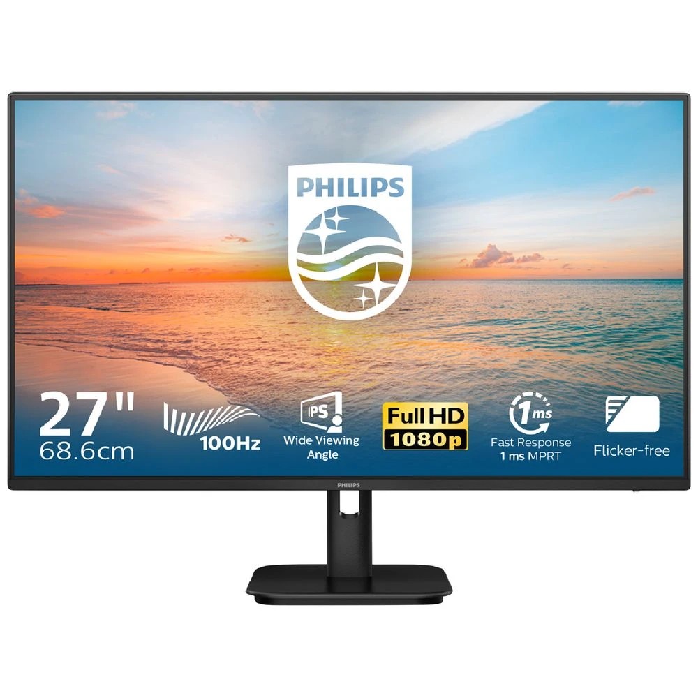 1 Philips 27" FHD 100Hz 1ms IPS Monitor 27E1N1100A, 1 of 7