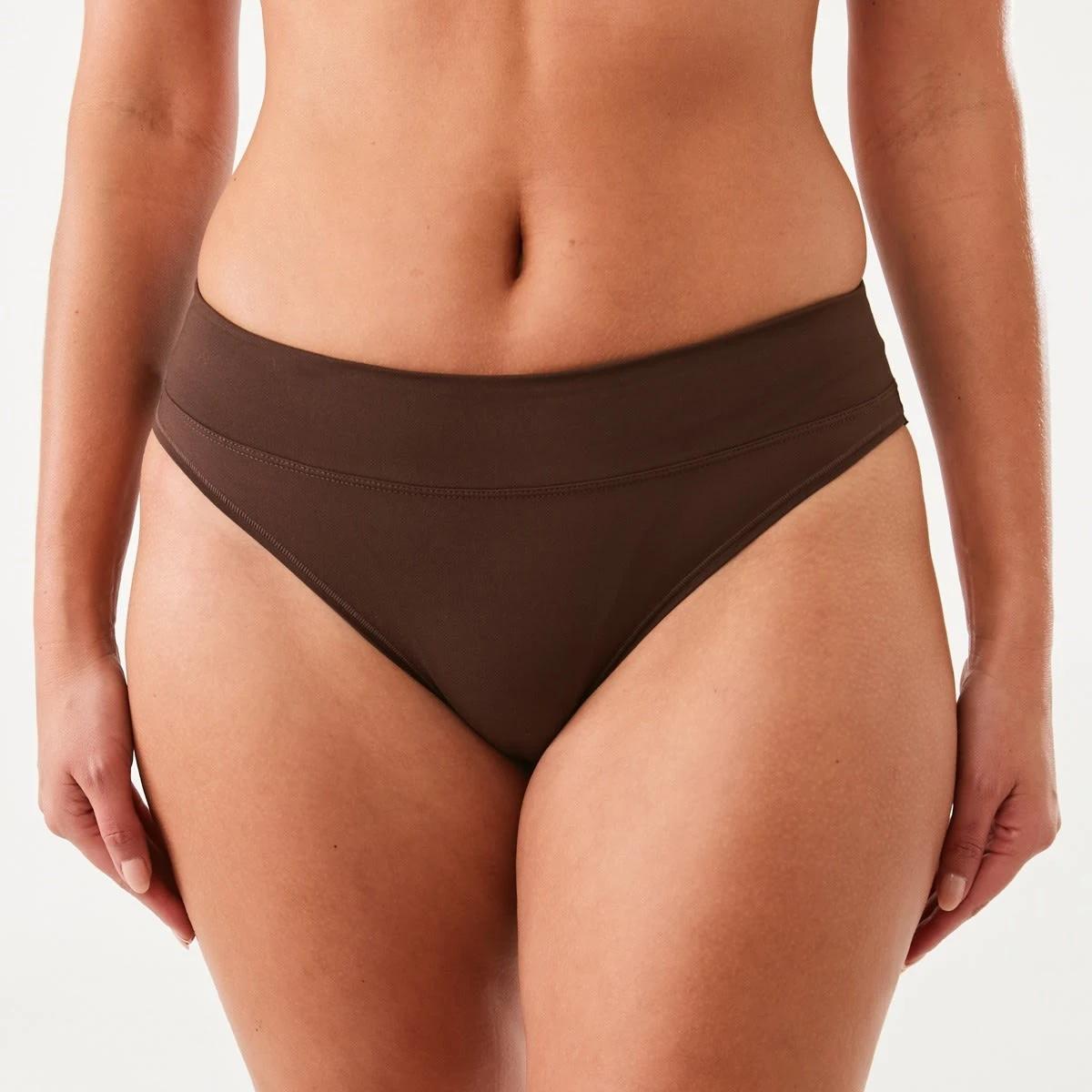 5 3 Pack Ultra Soft Hi-Cut Briefs HALOGEN BLUE, STEEL GREY, CHOCOLATE FUDGE, 5 of 8