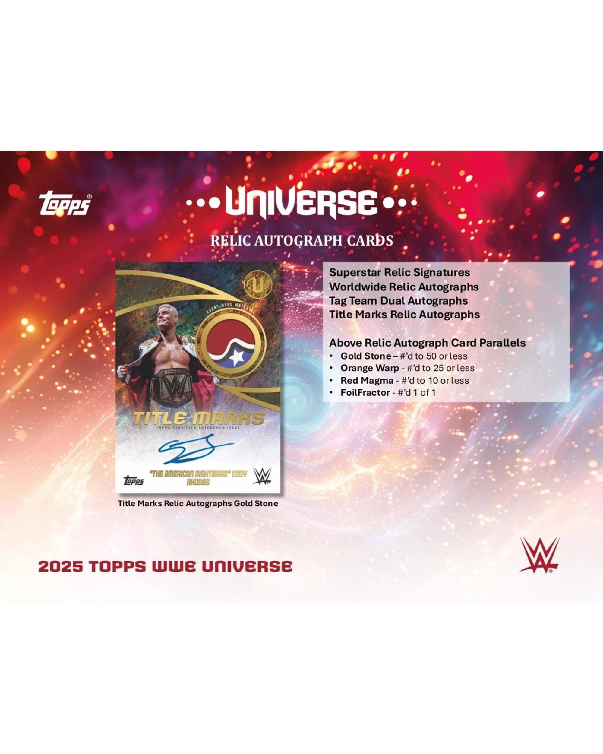 4 Topps WWE Universe Wrestling Hobby Box, 4 of 10