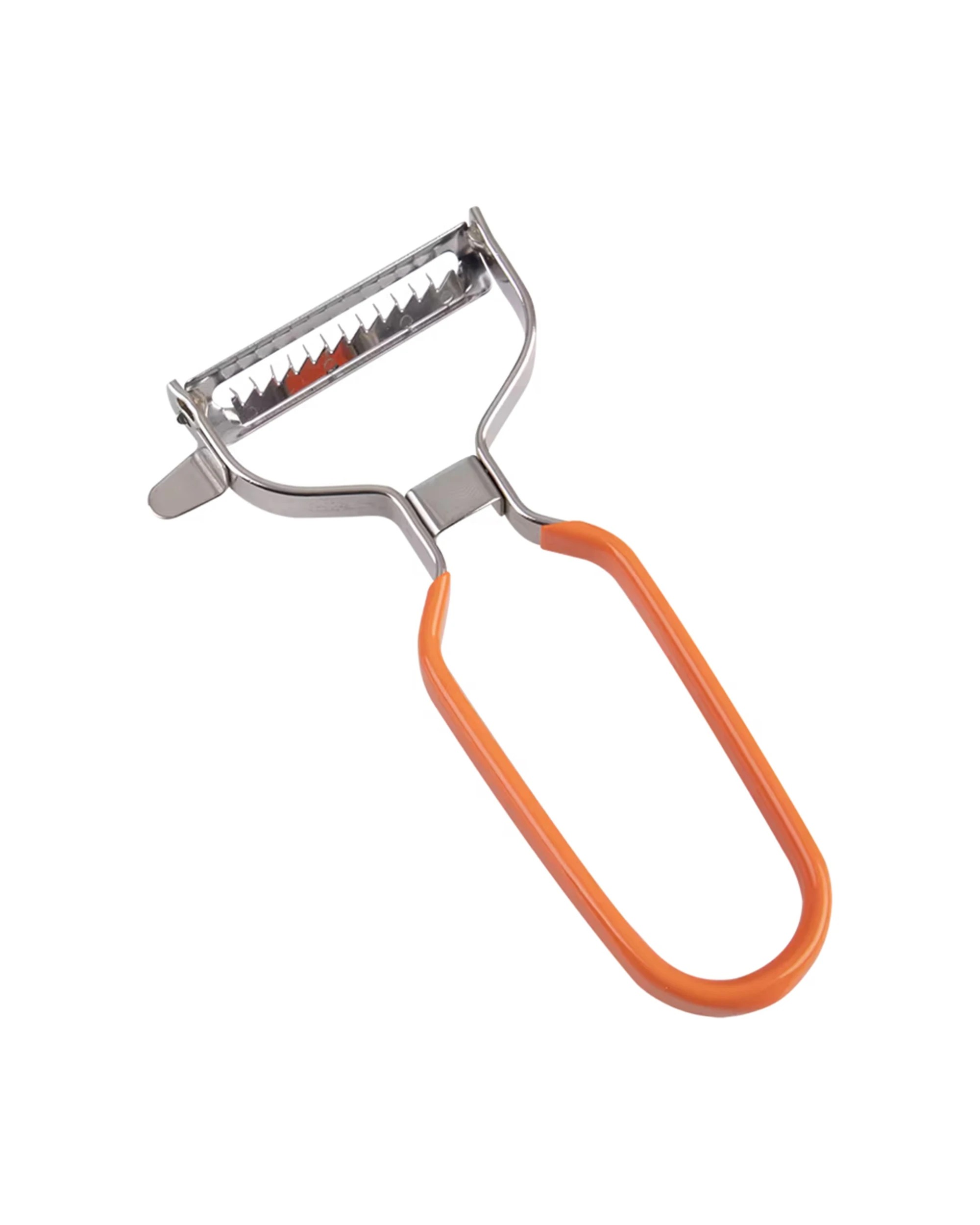 3 Appetito Y-Shaped Julienne Peeler, Stainless Steel Blade, Orange - Orange, 3 of 3