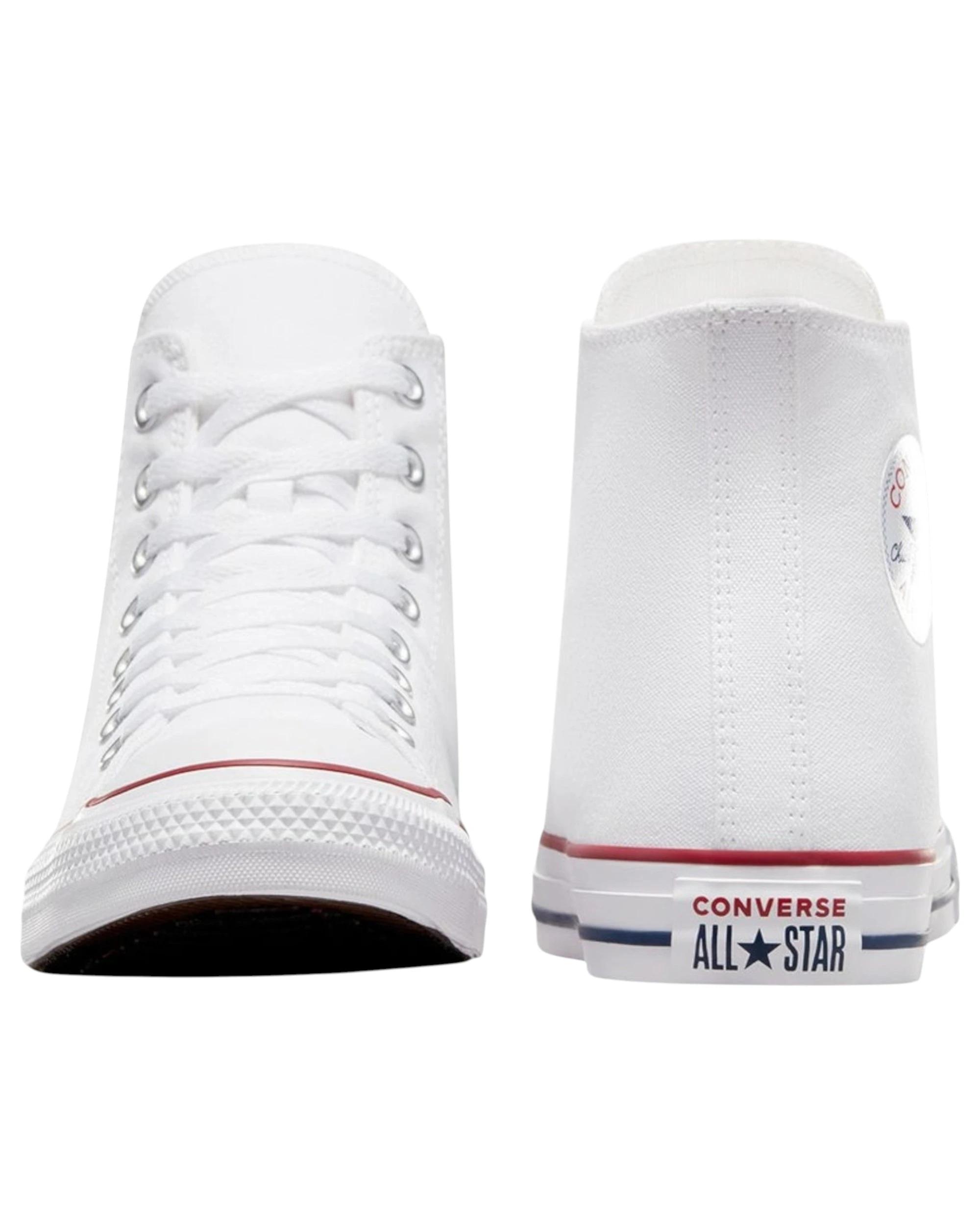 4 Converse Unisex Chuck Taylor All Star High Top Casual Shoes OPTICAL WHITE, 4 of 8